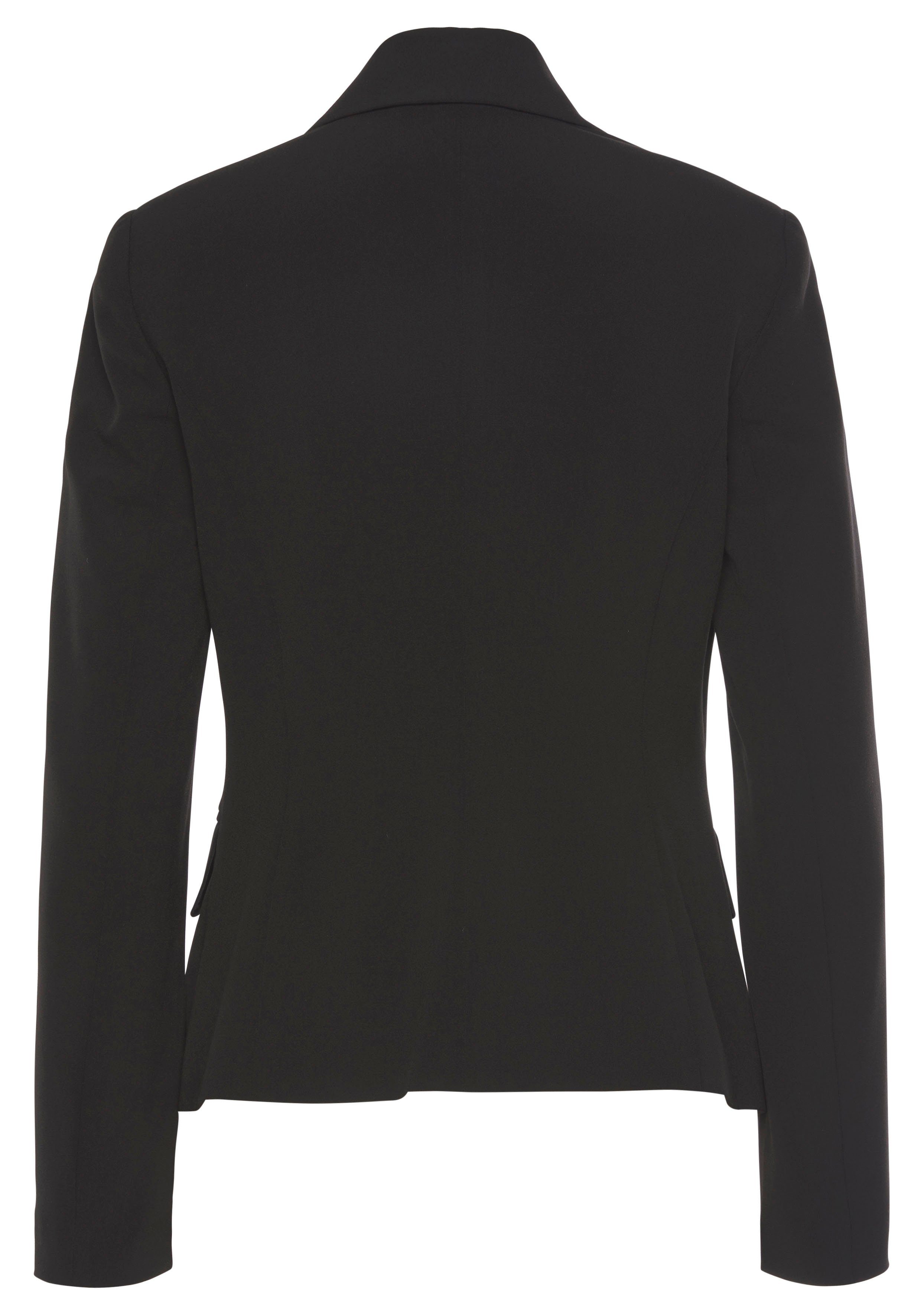Lascana Korte blazer met dubbele knoopsluiting, damesblazer, sportief-elegant