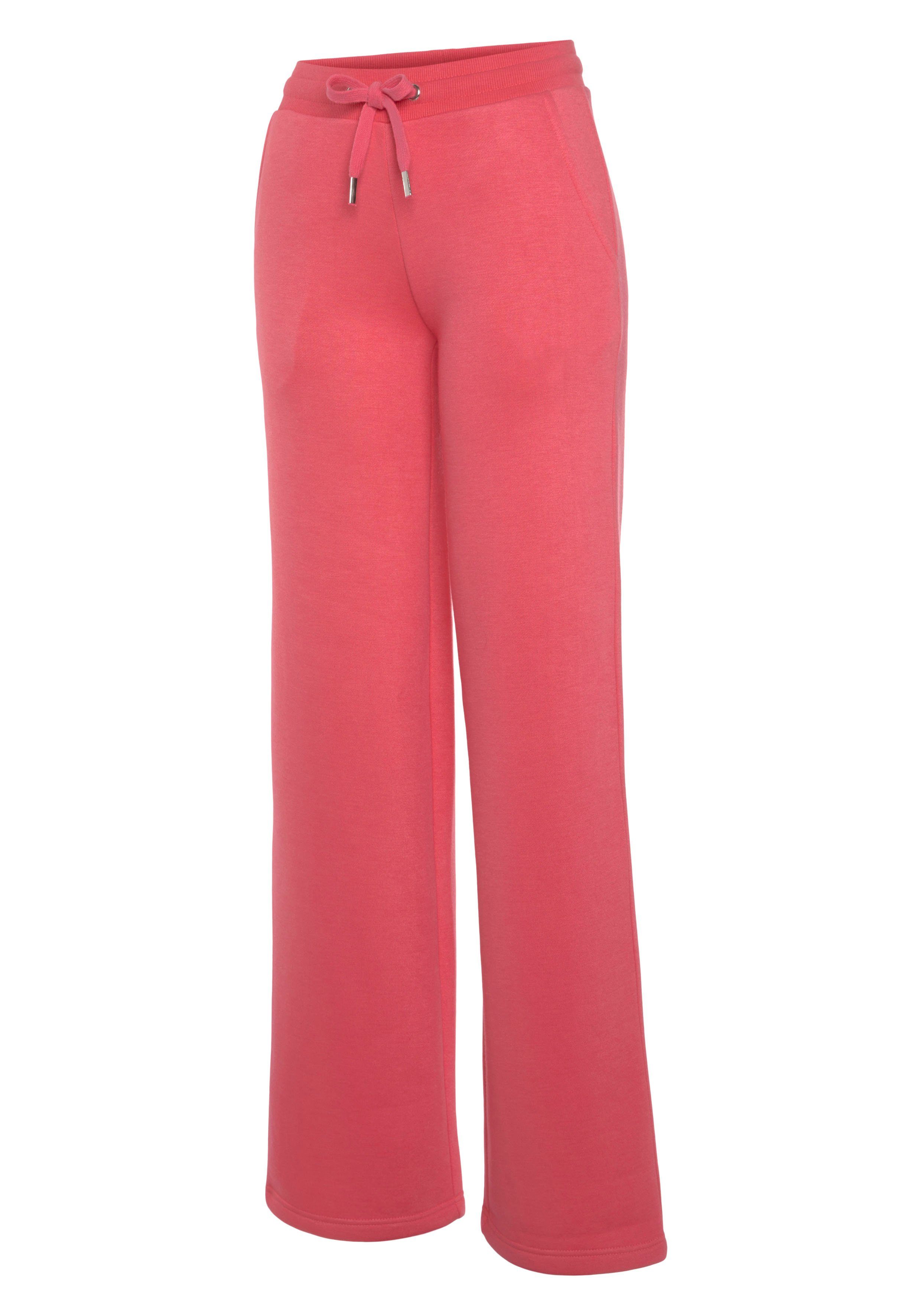 Vivance Relaxbroek -Loungebroek met brede pijpen en van ultra-zachte sweatkwaliteit, loungewear