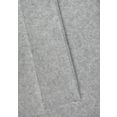 lascana lange jas met een bindceintuur grijs
