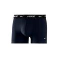 nike underwear boxershort trunk 3pk van katoen-stretch (set, 3 stuks, set van 3) blauw