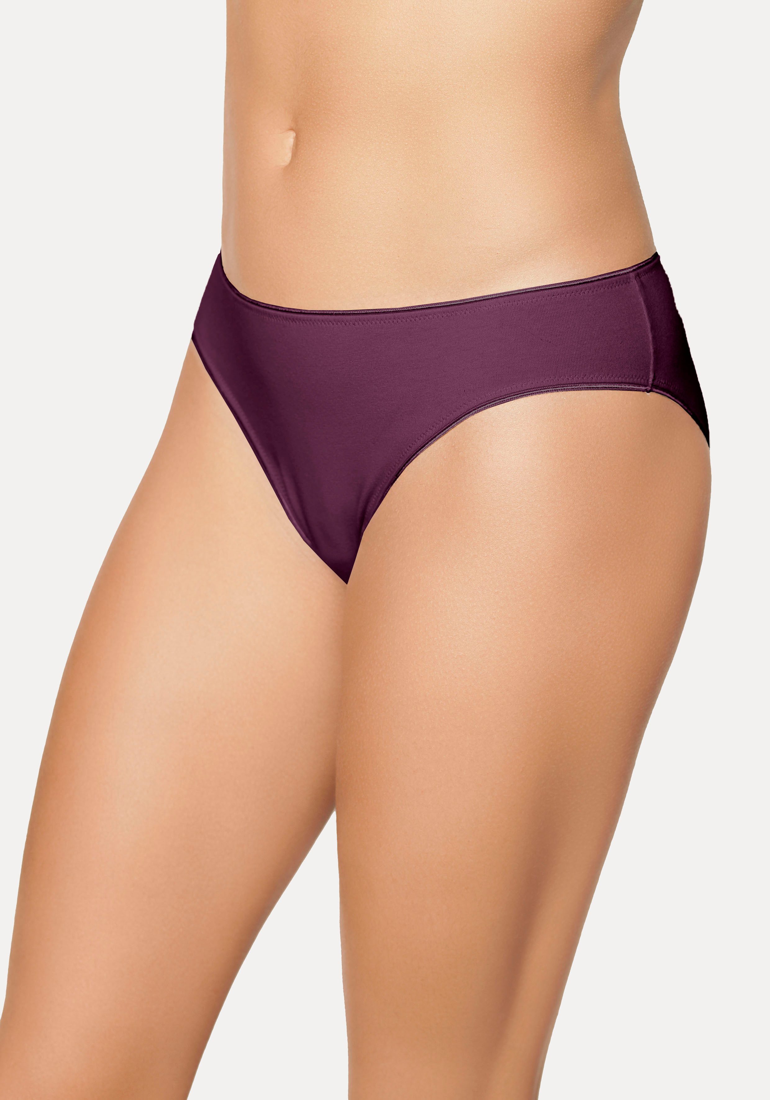 Lascana Jazzpants van katoen, met mooie opbergdoos (Set van 5) slips maat 40/42 roze