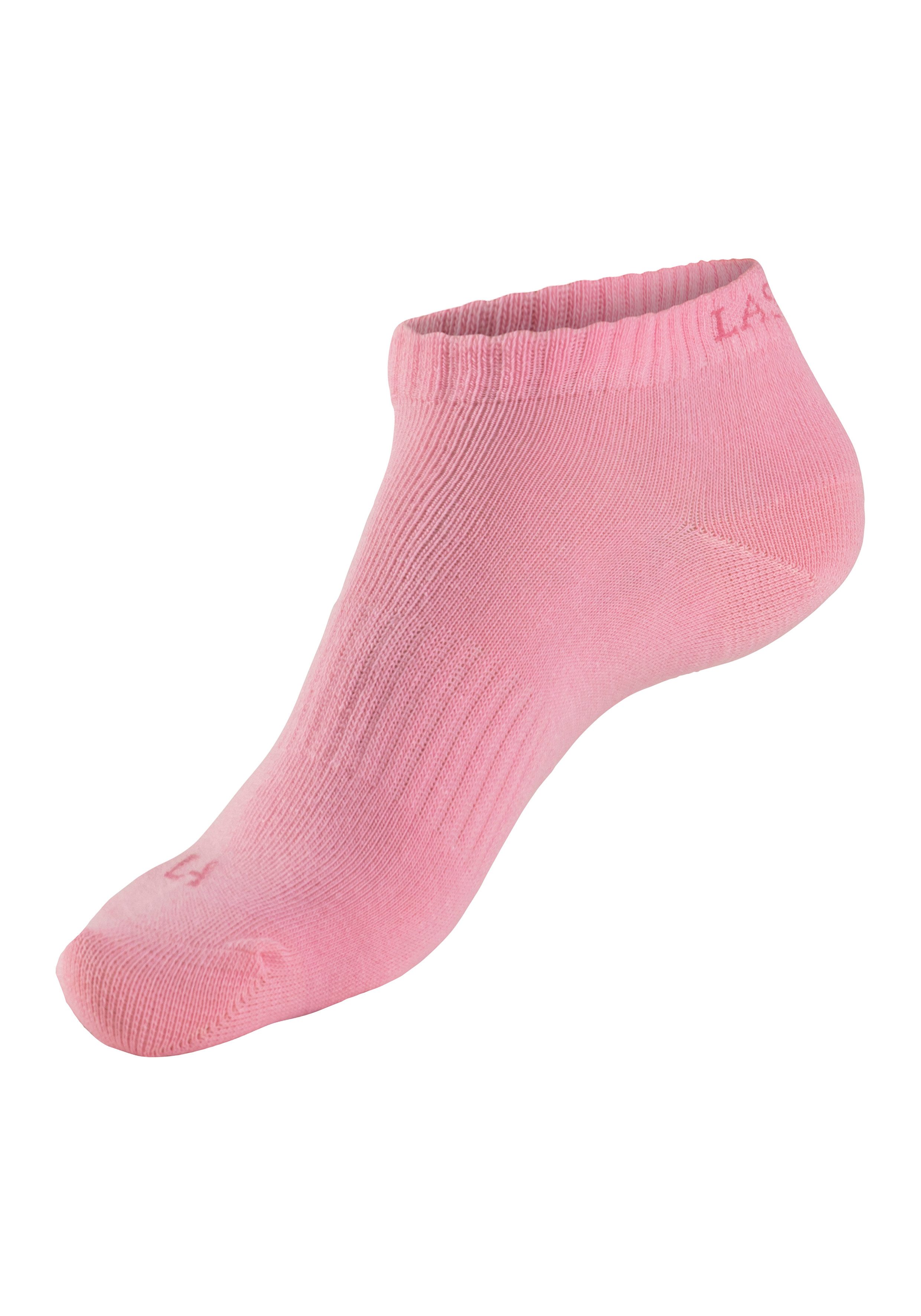 active by Lascana Sneakersokken met ingebreid merklogo (set, 6 paar)