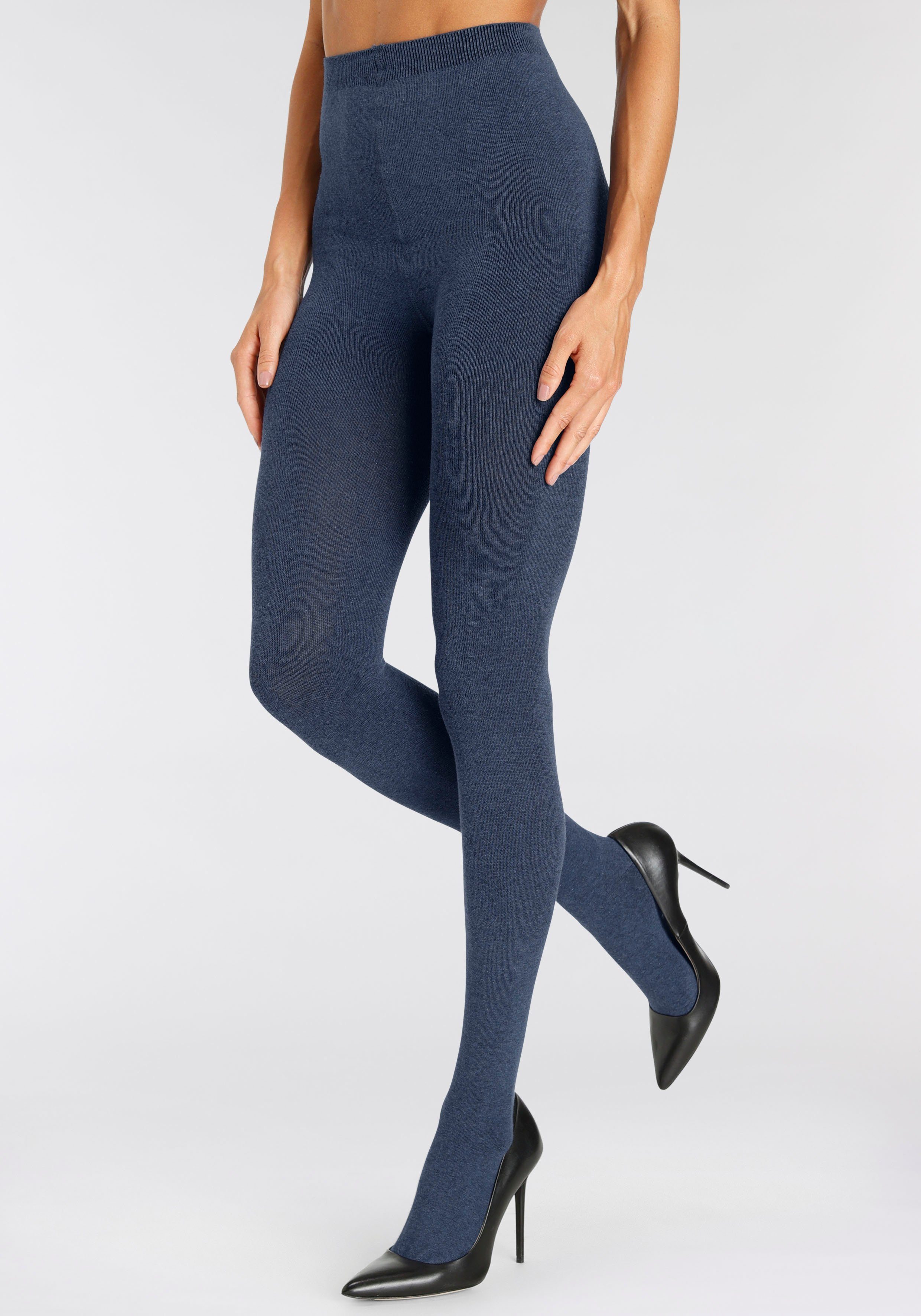 Lascana Maillot in een aangename katoenmix (2 stuks)