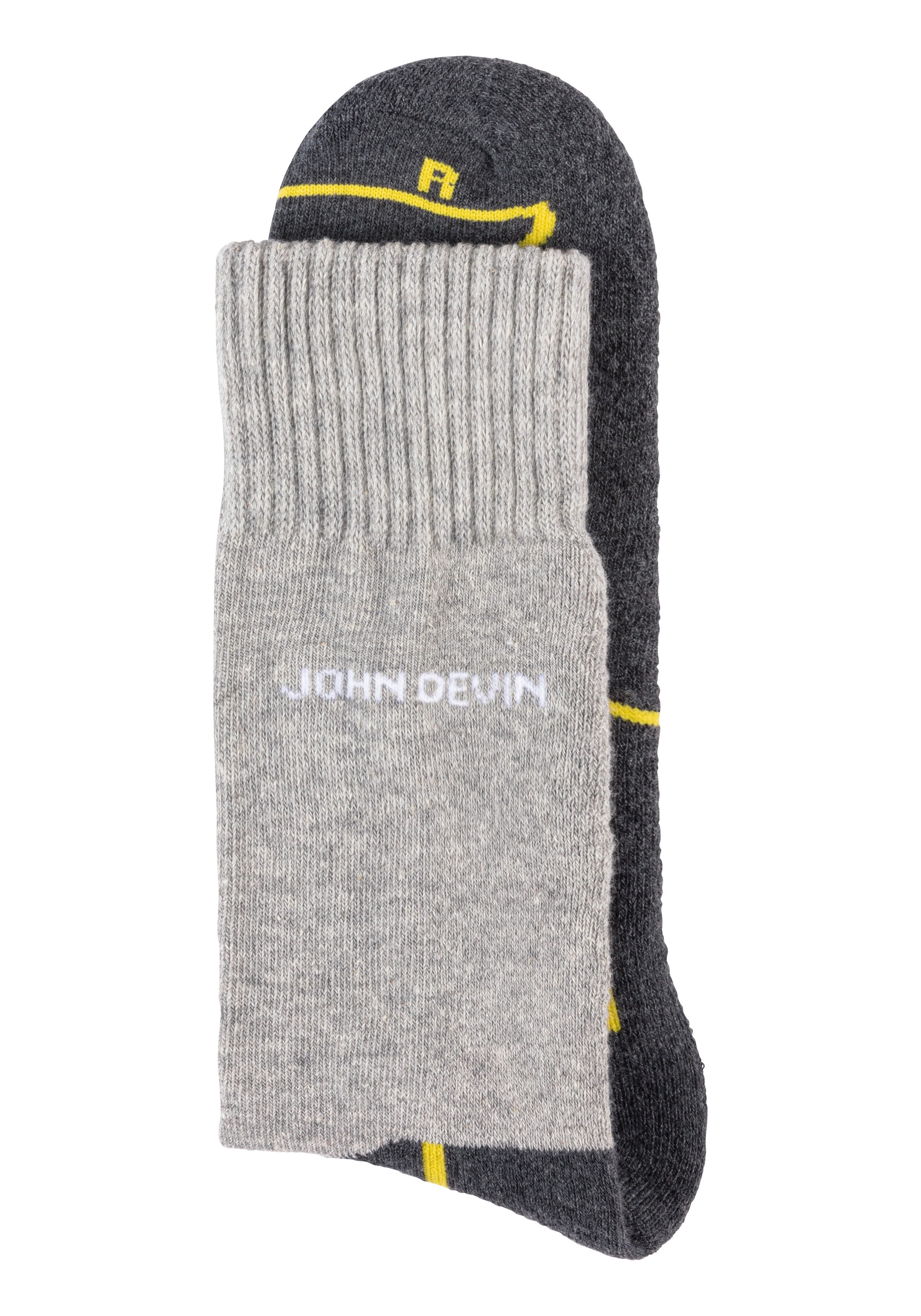 John Devin Functionele sokken met zolen over de tenen en hoge hakpluche (set, 4 paar)