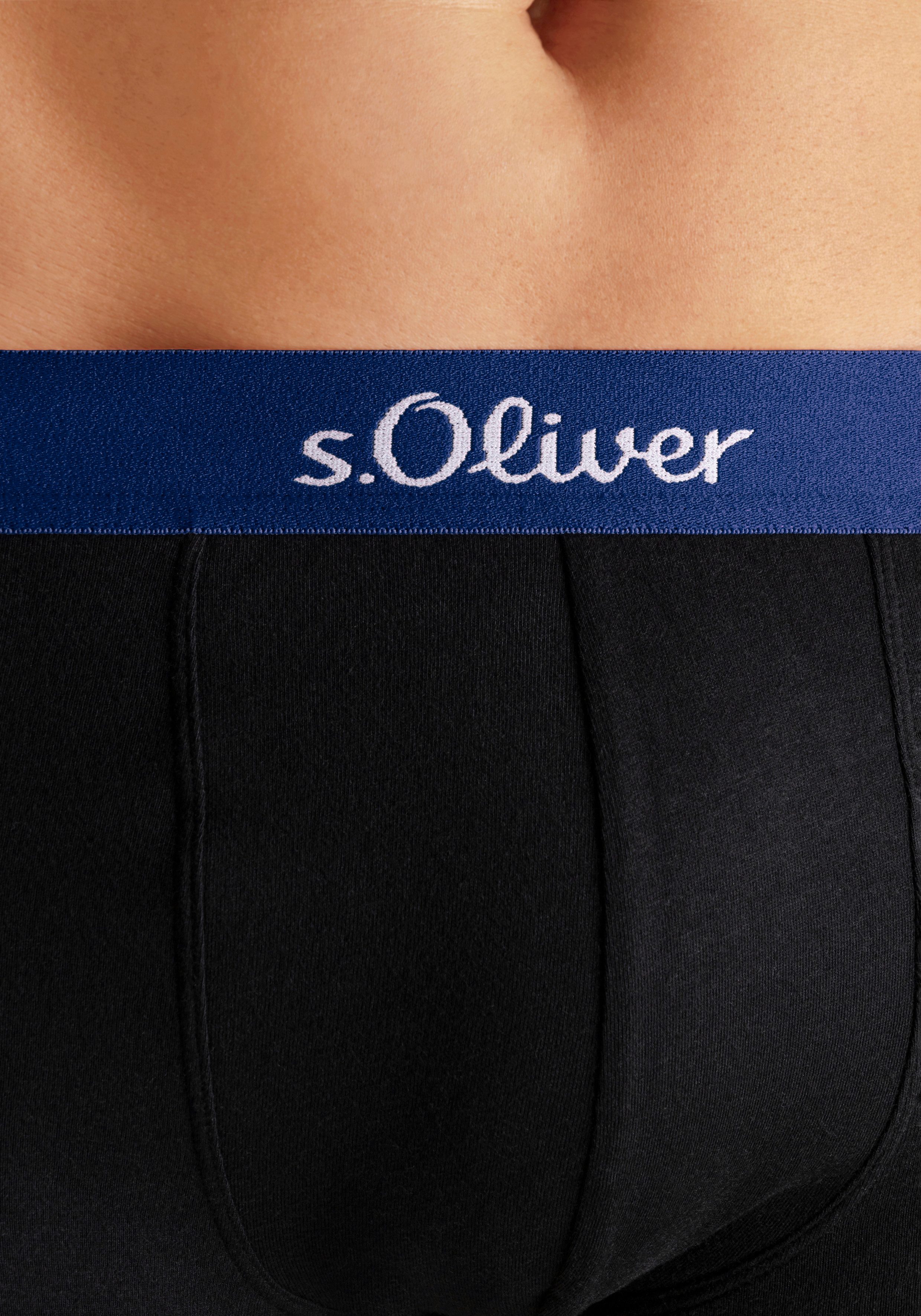 s.Oliver RED LABEL Beachwear Boxershort voor heren klassieke basis voor elke garderobe (3 stuks)