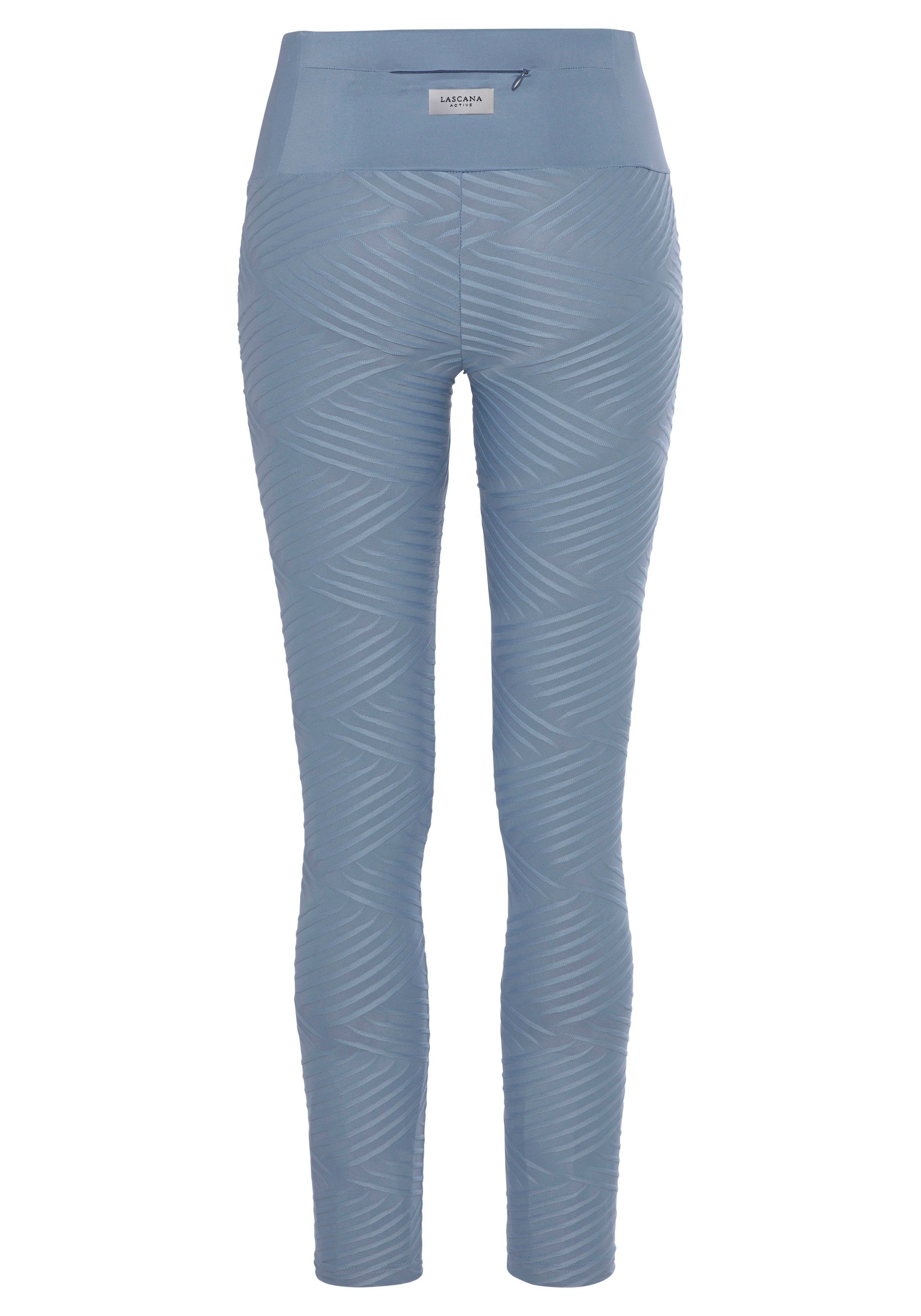 active by Lascana Legging -Sportleggings Sportleggings met 3D-structuur