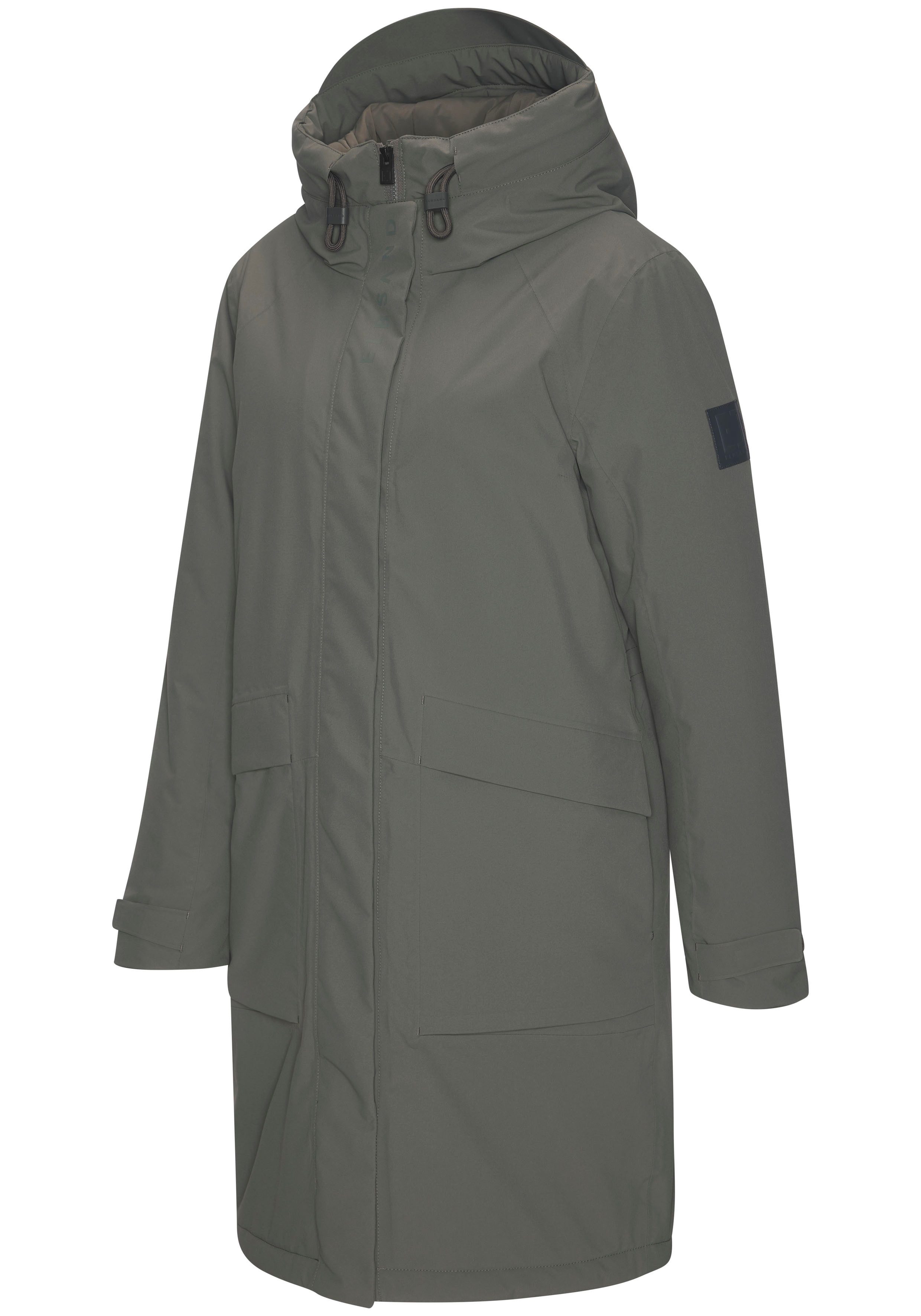 Elbsand Functionele parka met een capuchon