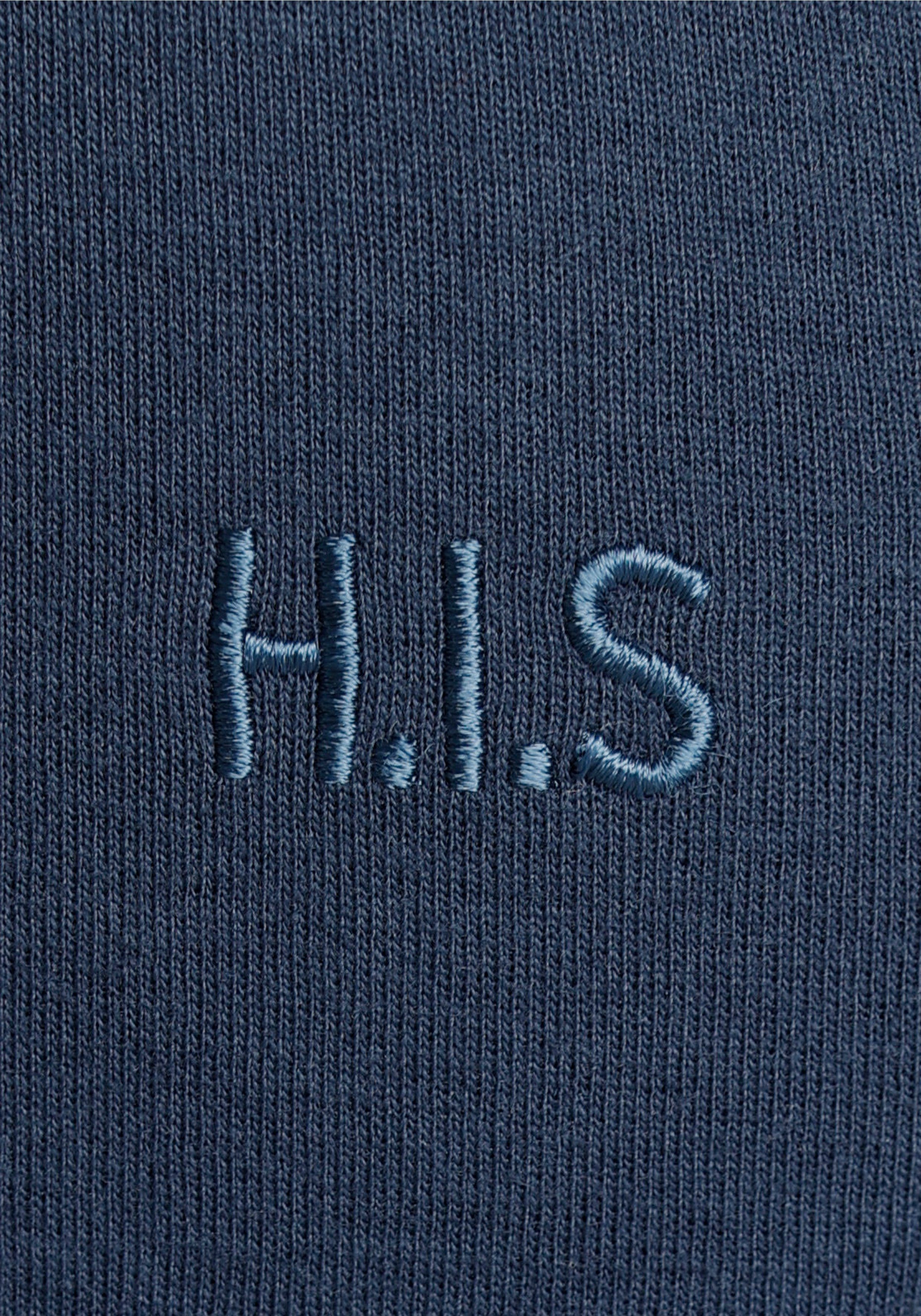 H.I.S Sweatbroek / relaxbroek / sweatbroek Slipbroek met kleine omslag aan de zoom, loungewear