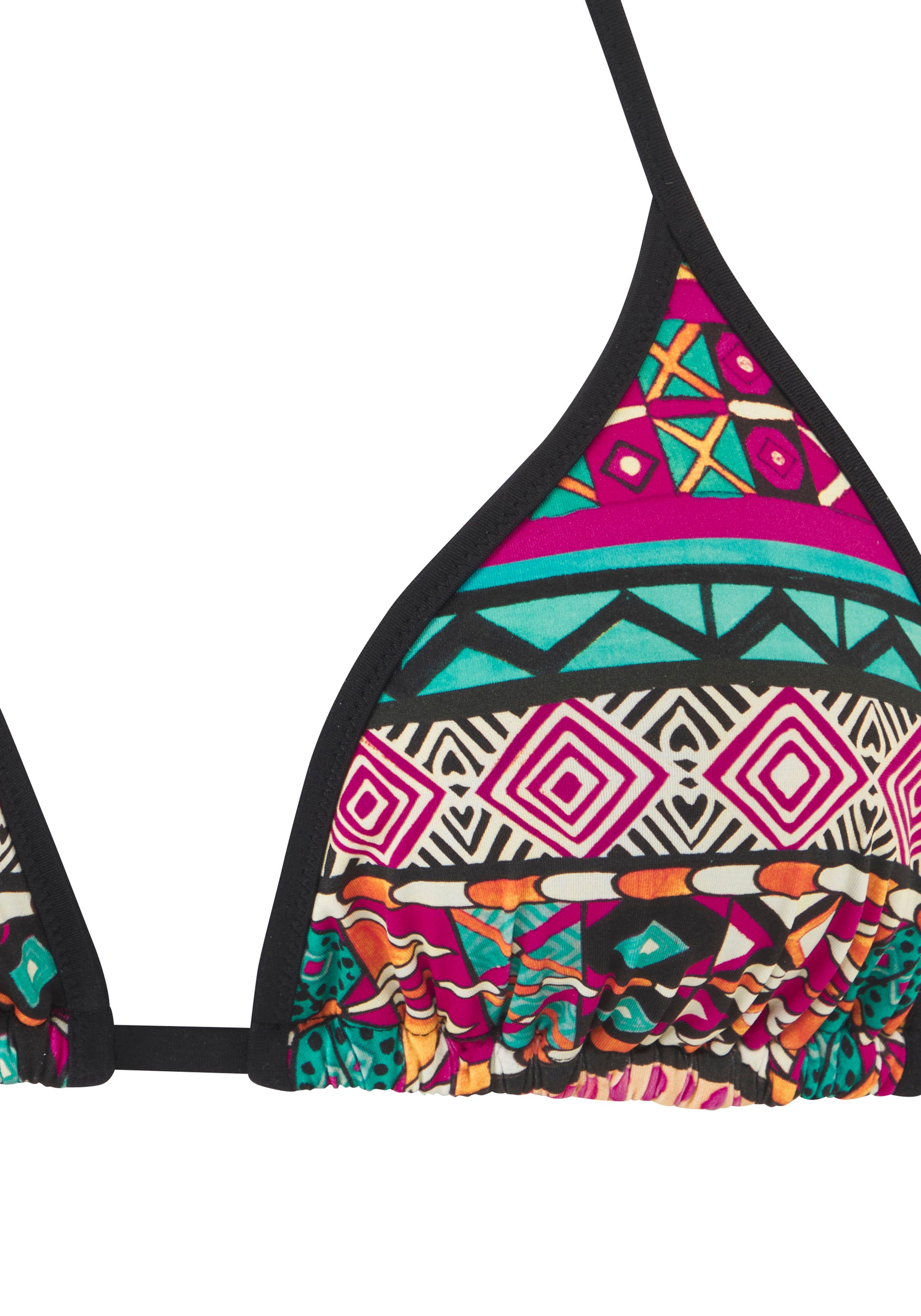 Buffalo Triangelbikini met kleurrijk ontwerp