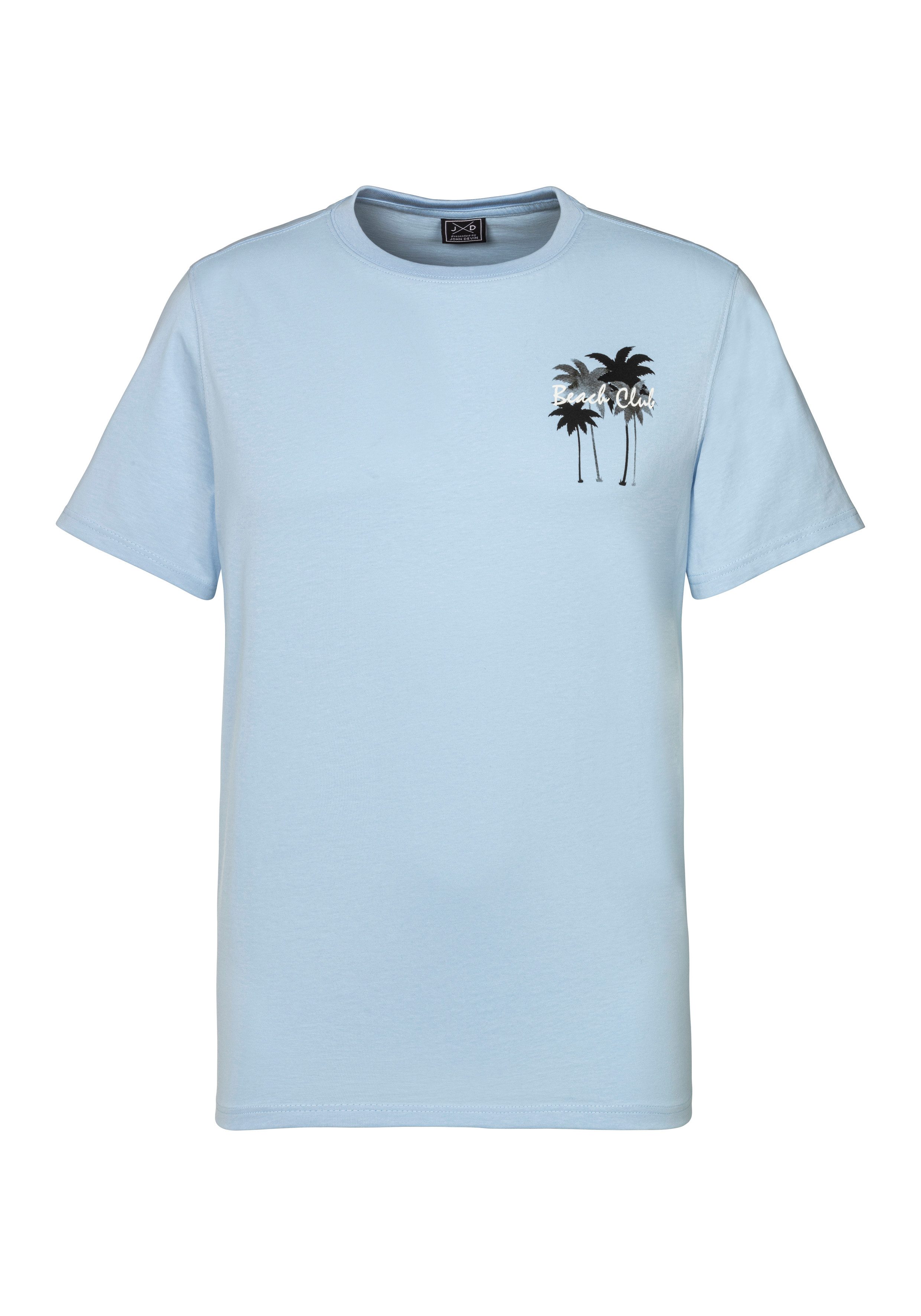 Beachtime T-shirt Met grote print op de rug heren maat XXXL (64/66) blauw