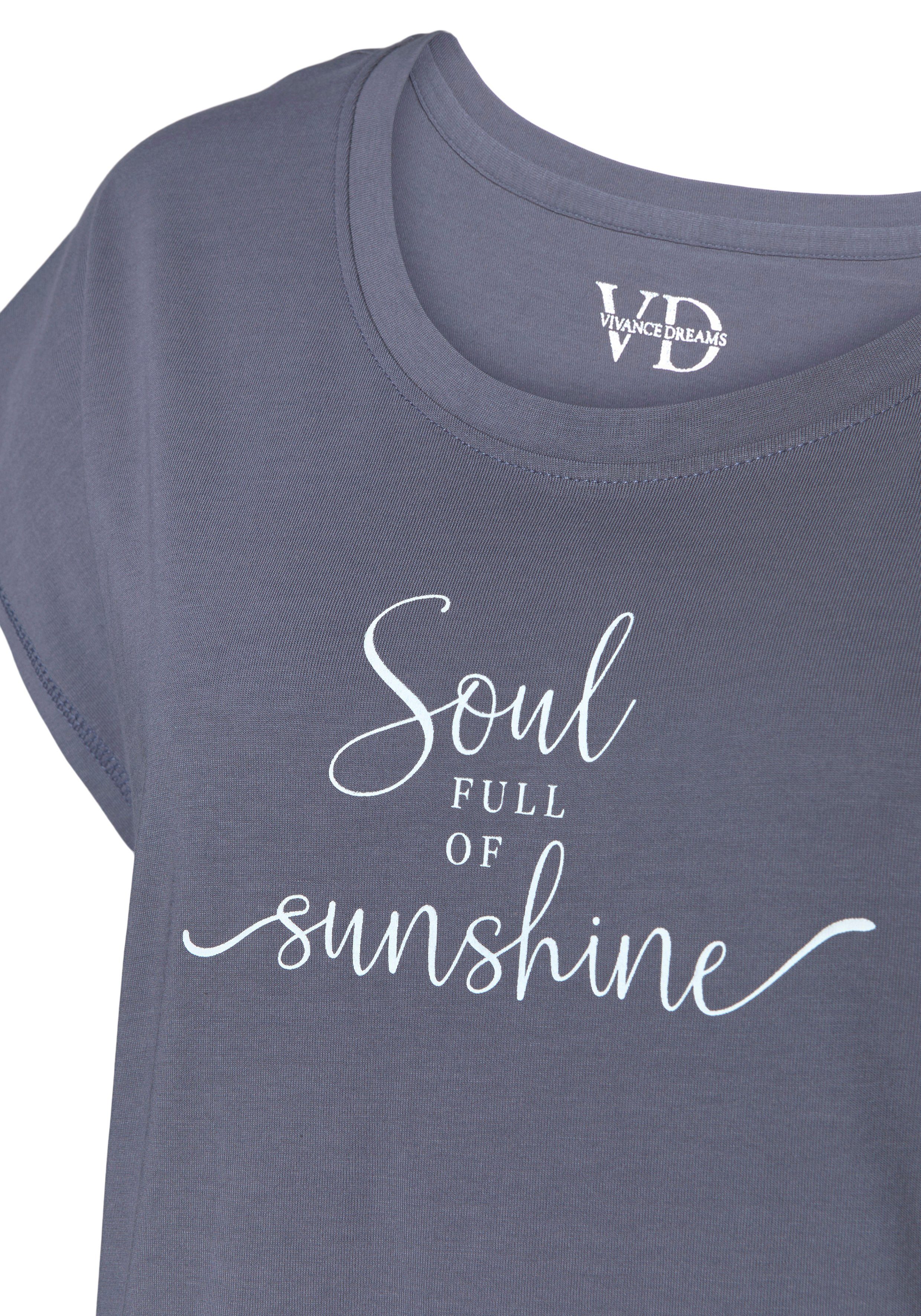 Vivance Dreams Nachthemd met zomer-statementprint