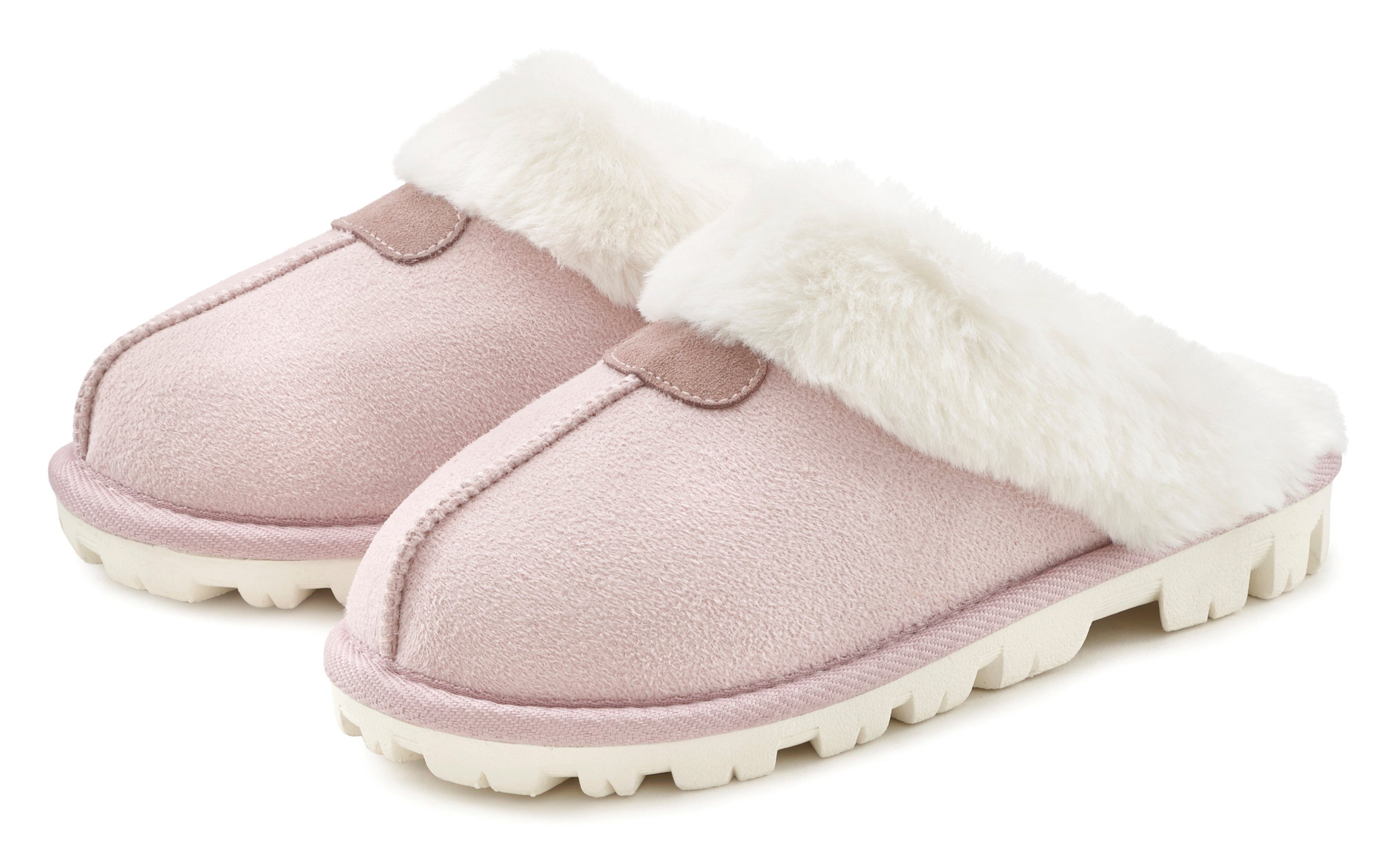 NU 20% KORTING: Vivance Pluchen pantoffels