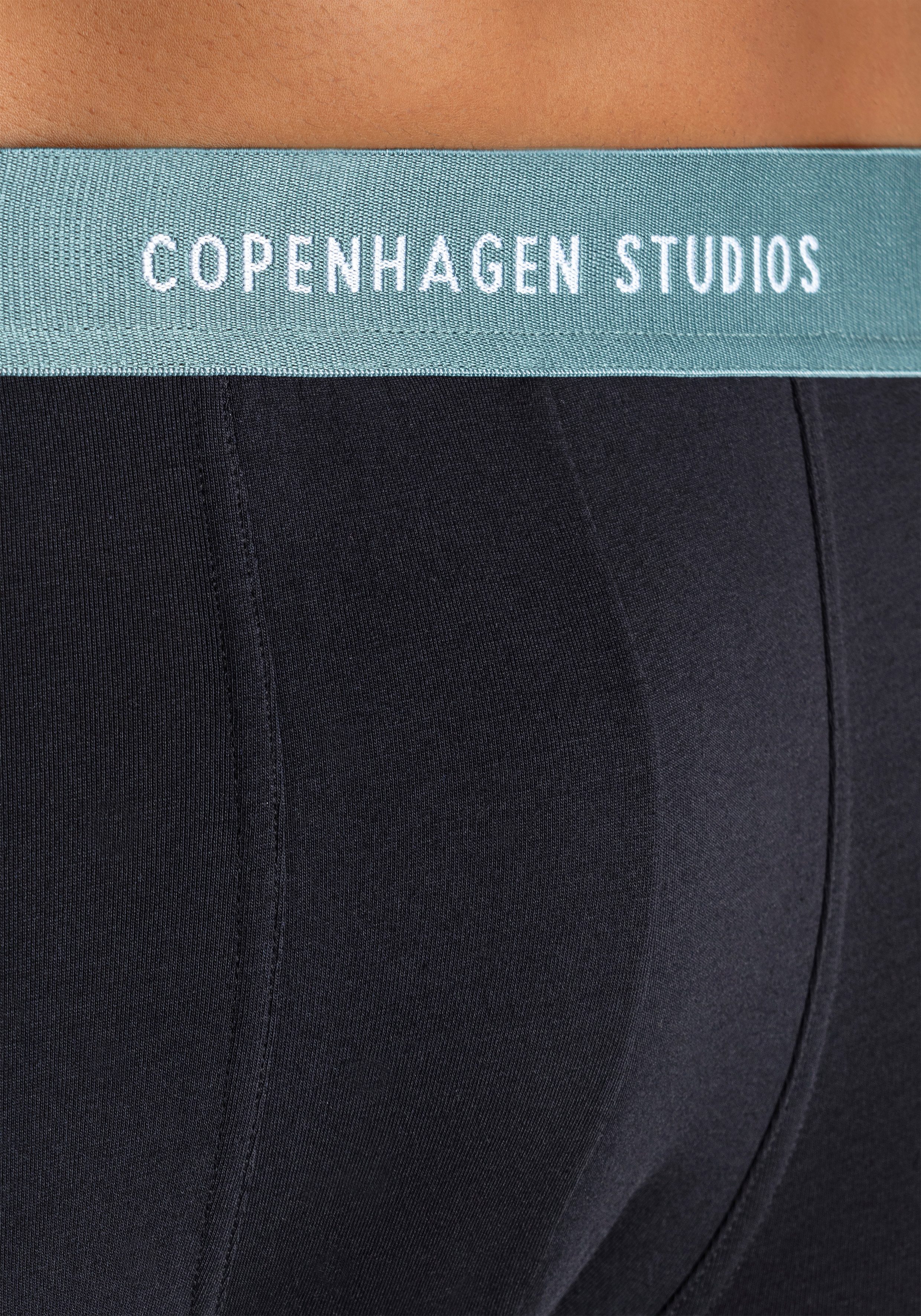 Copenhagen Studios Lange boxershort Boxershorts voor heren met langere pijpen en logo-tailleband (set, 3 stuks)