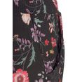 lascana jerseybroek met bloemenprint multicolor