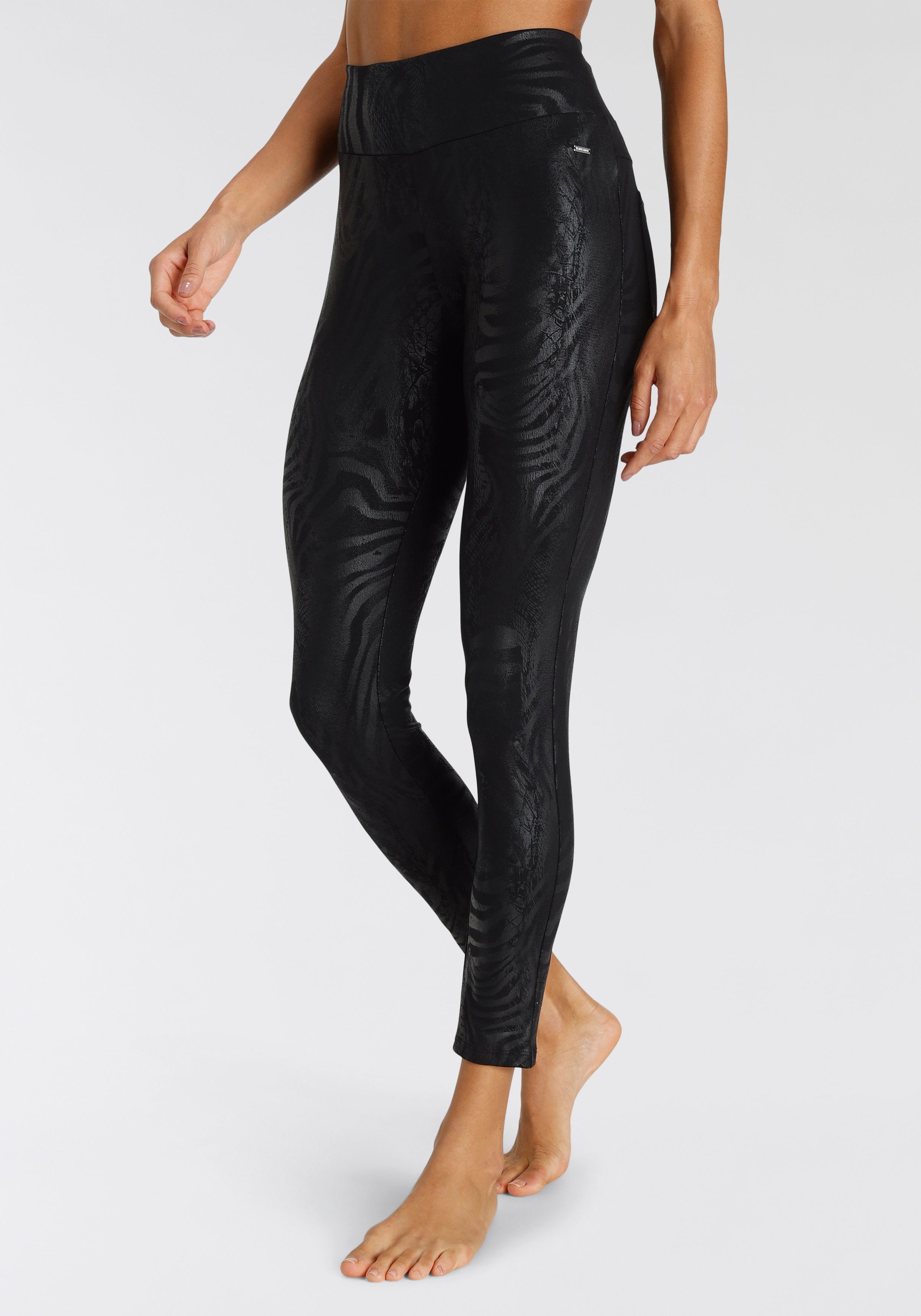 Lascana Legging met tonale print