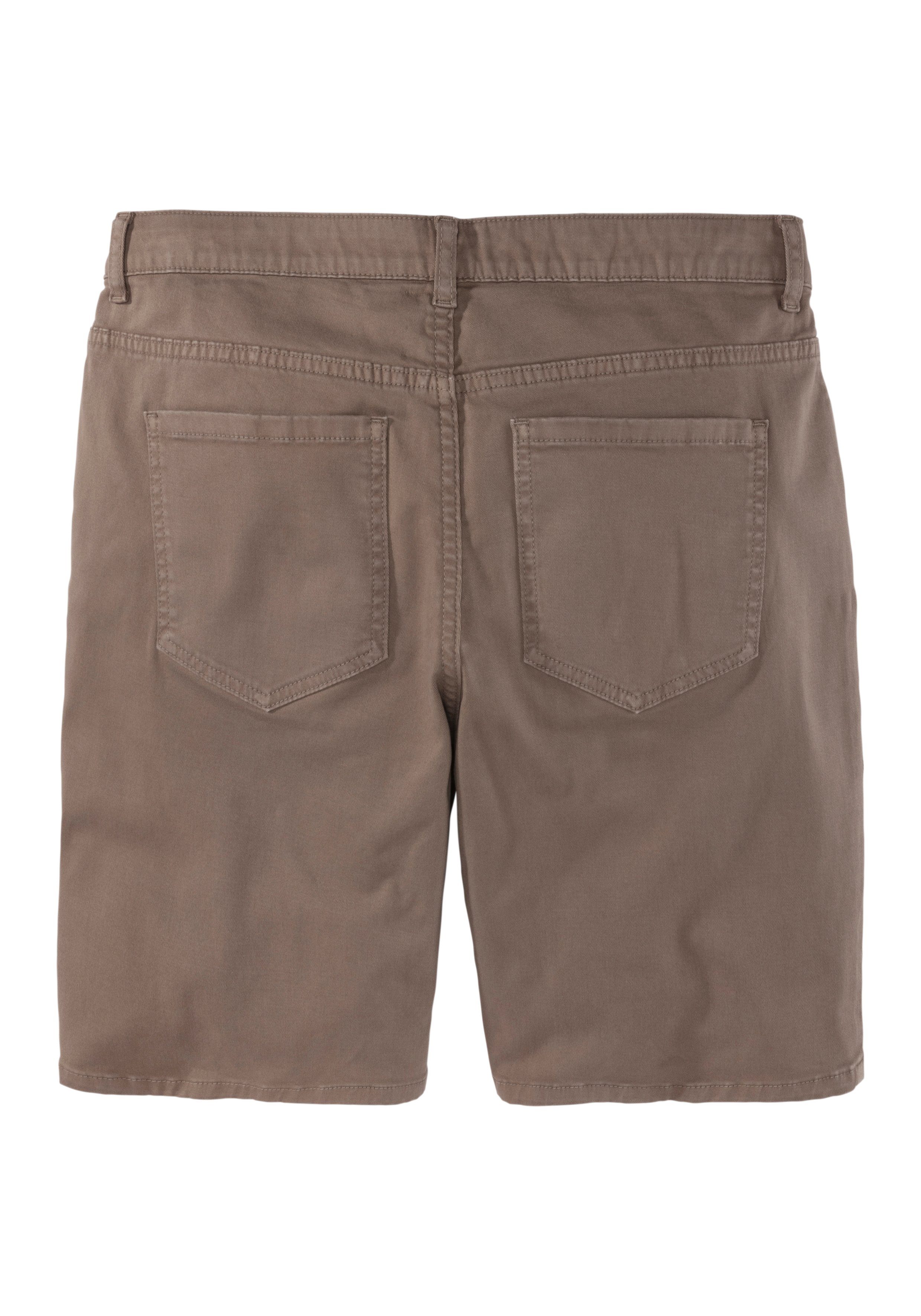 John Devin Chino-short Regular fit 5-pocket chino-shorts van elastische katoenkwaliteit