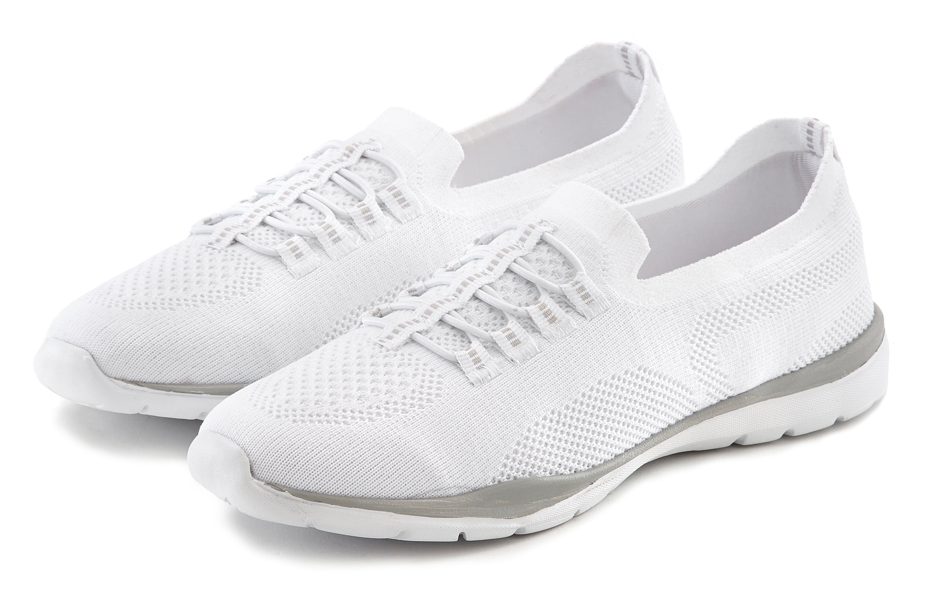 Lascana Sneakers Slippers, lage schoenen, om in te schieten, licht meshmateriaal VEGAN