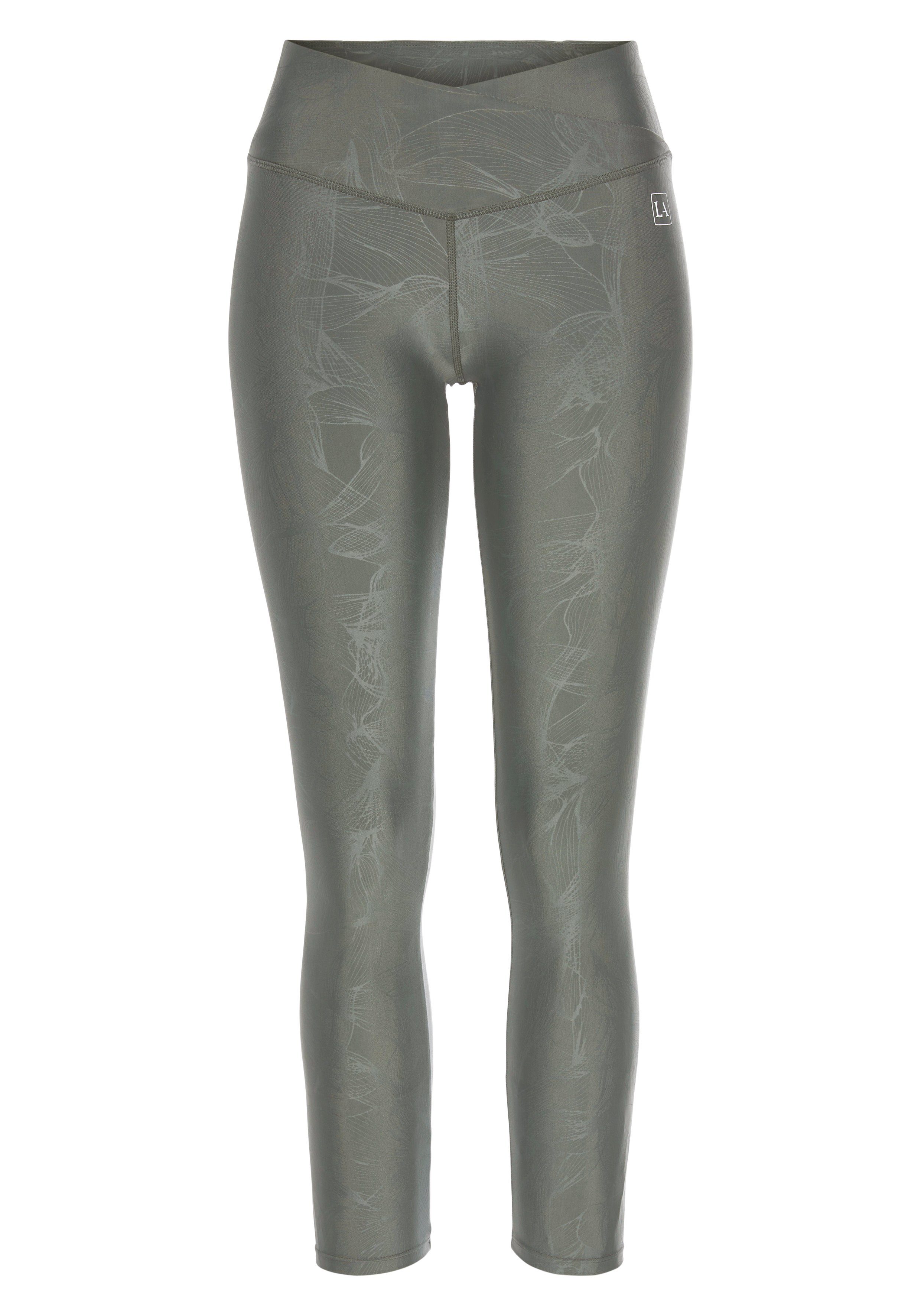 active by Lascana Functionele legging met glanzende print