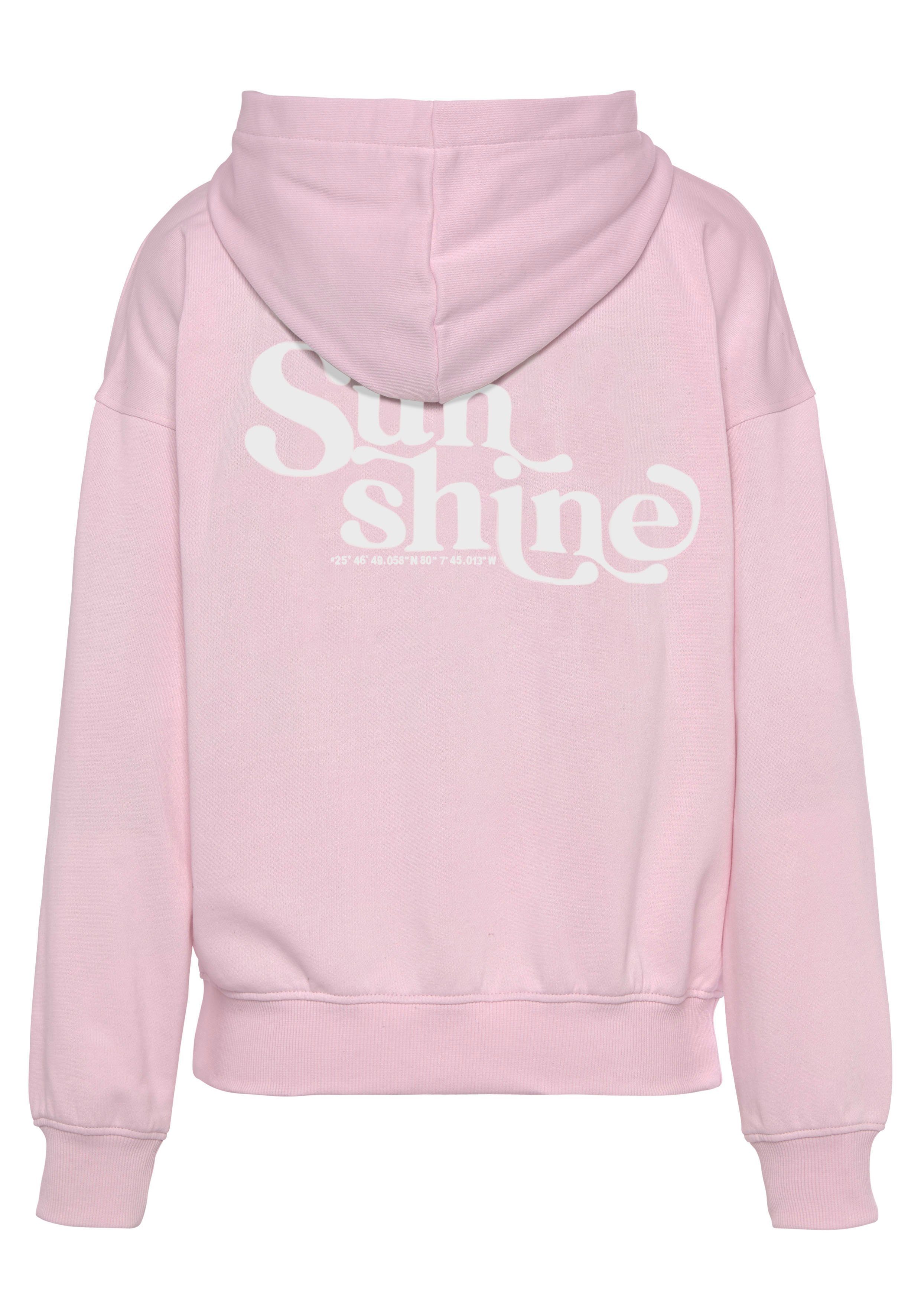Buffalo Hoodie -Hoodie met rugprint Capuchon sweatshirt met rugprint en ribborden, loungewear