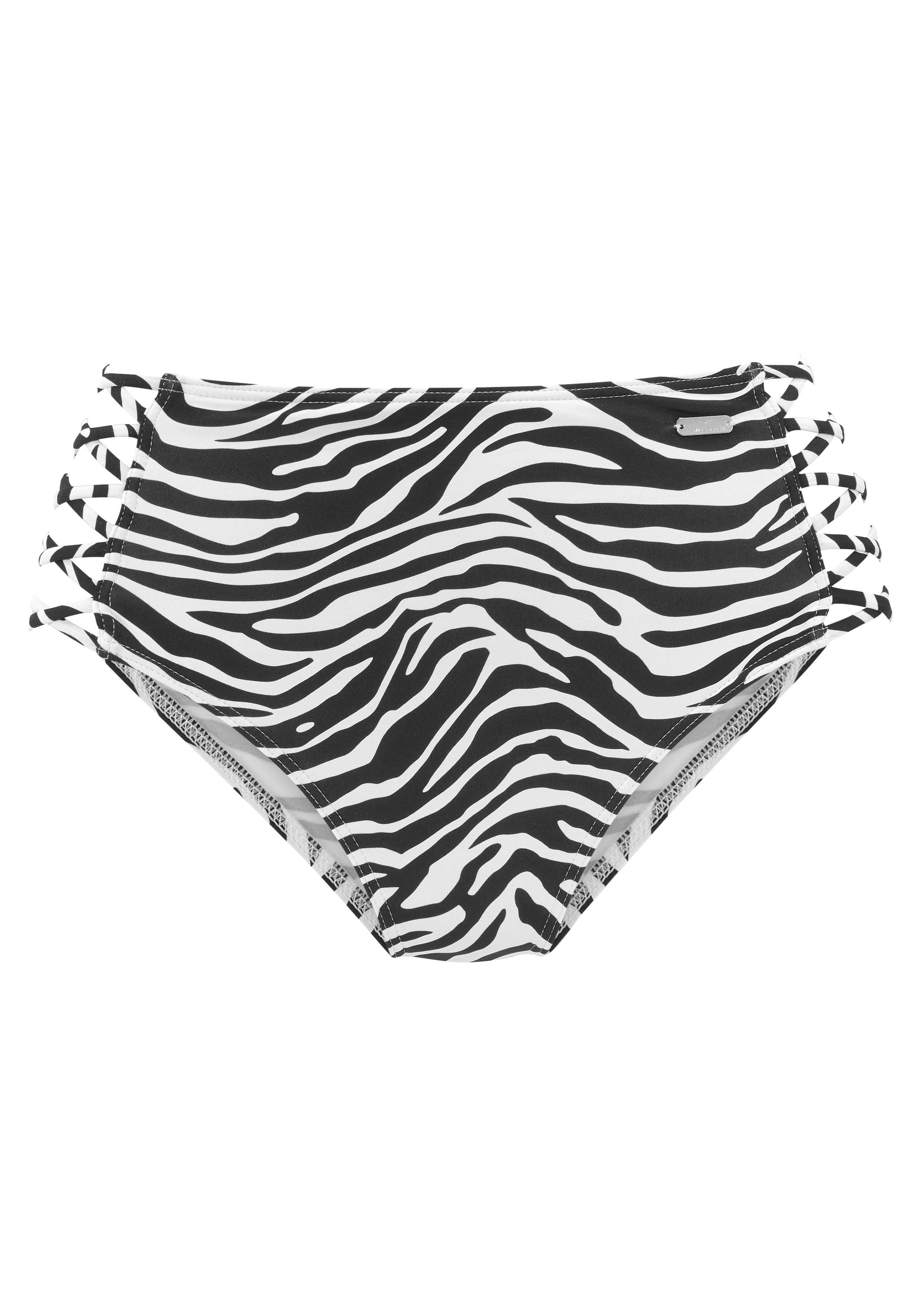 Venice Beach Highwaist-bikinibroekje Fjella met gekruiste bandjes