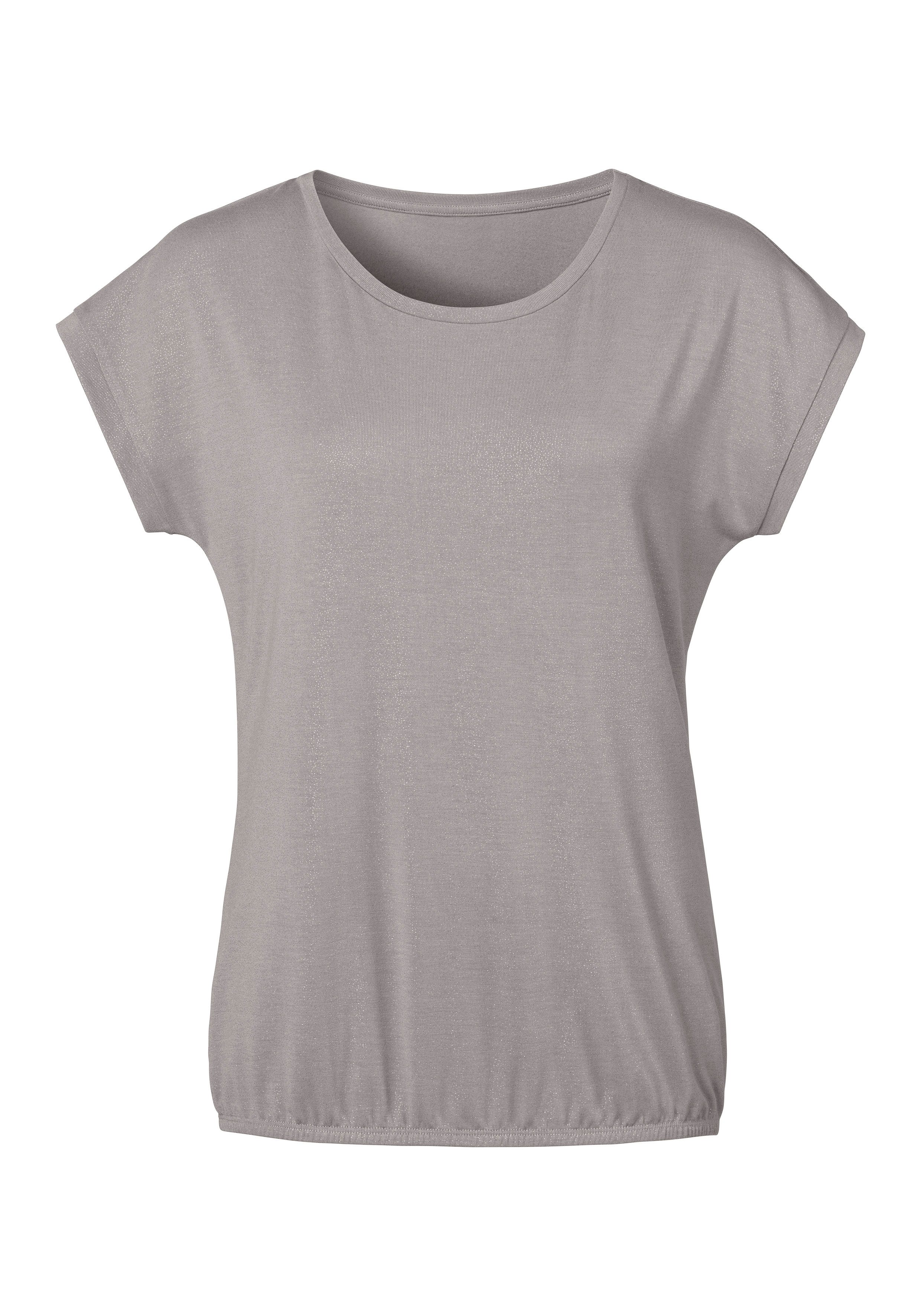 Vivance Shirt met ronde hals Met subtiele glanzend druk van zachte viscosekwaliteit