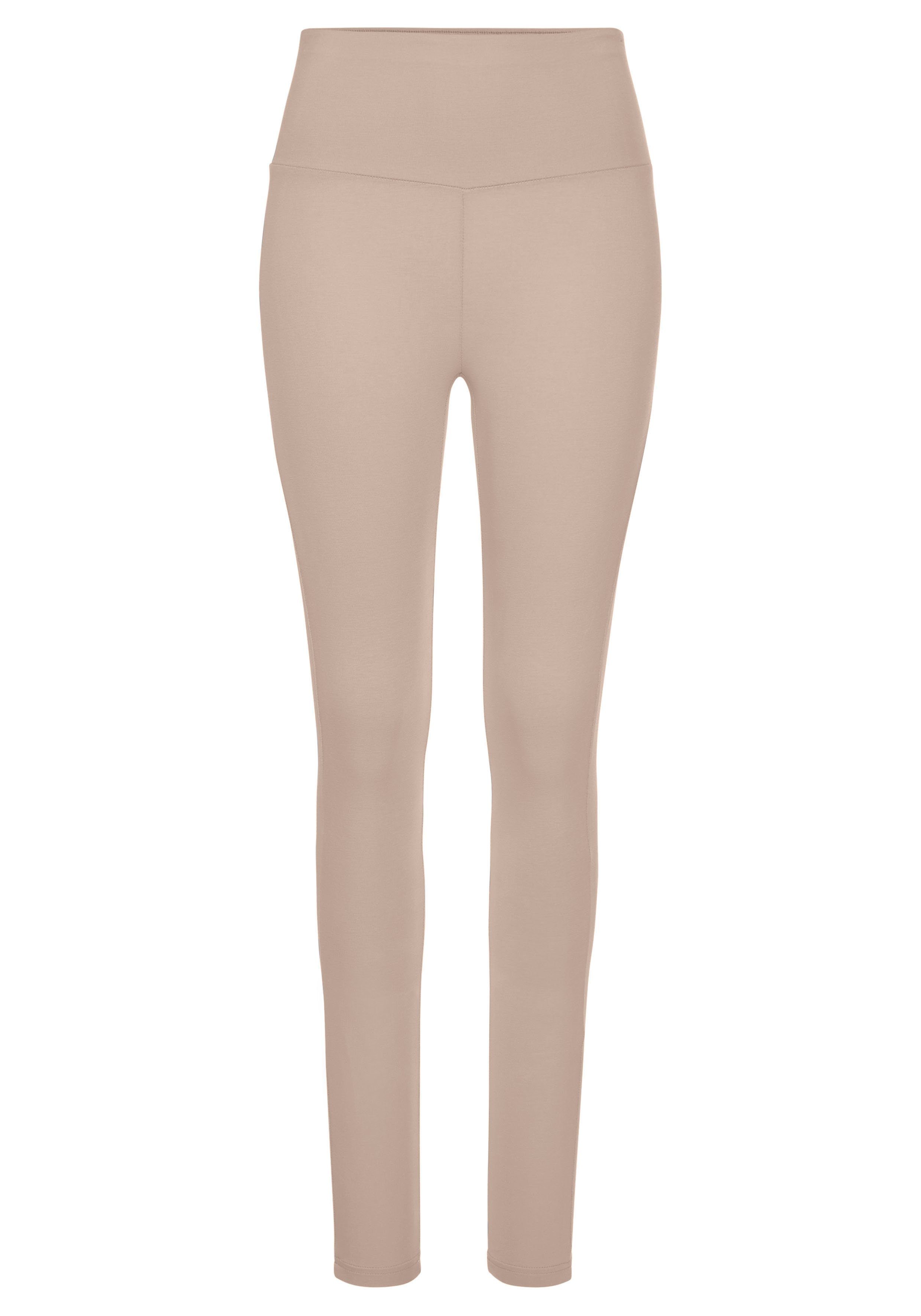 Lascana Legging met brede boord, loungewear