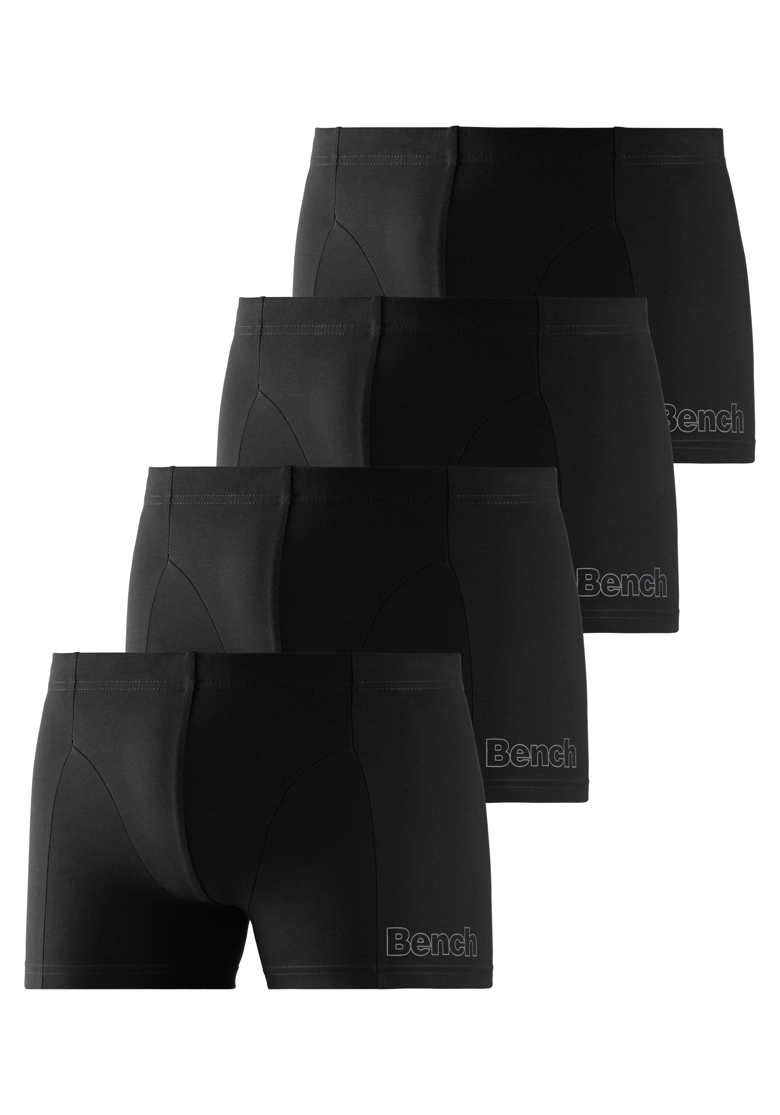 Bench. Boxershort voor heren met kleine logoprint op de pijp (blik, 4 stuks)