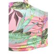 s.oliver red label beachwear beugelbikinitop in bandeaumodel azalea in tropische print roze