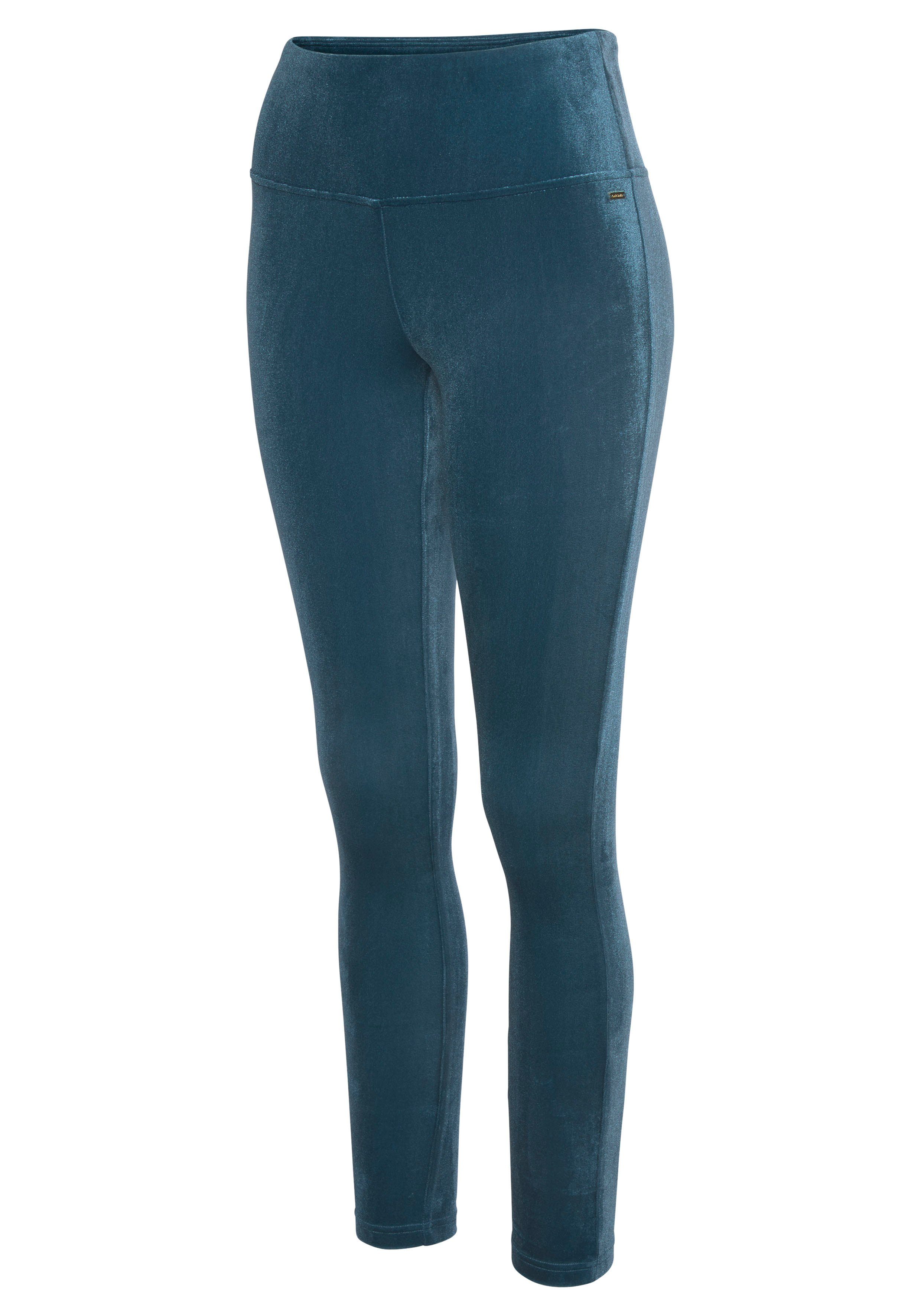 Lascana Legging in zachte, elastische velourslook