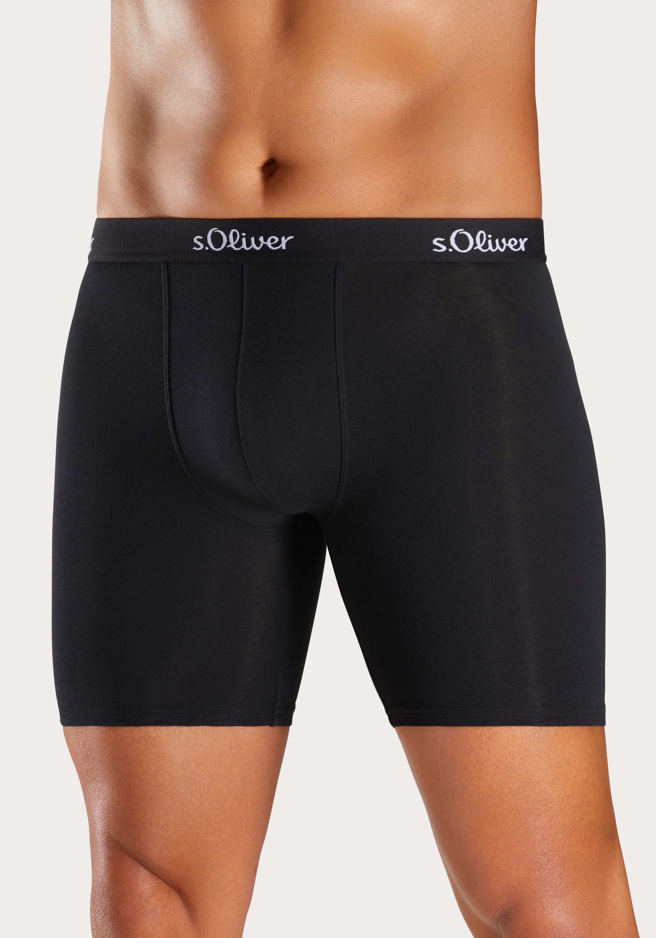 s.Oliver RED LABEL Beachwear Boxershort voor heren (set, 3 stuks)
