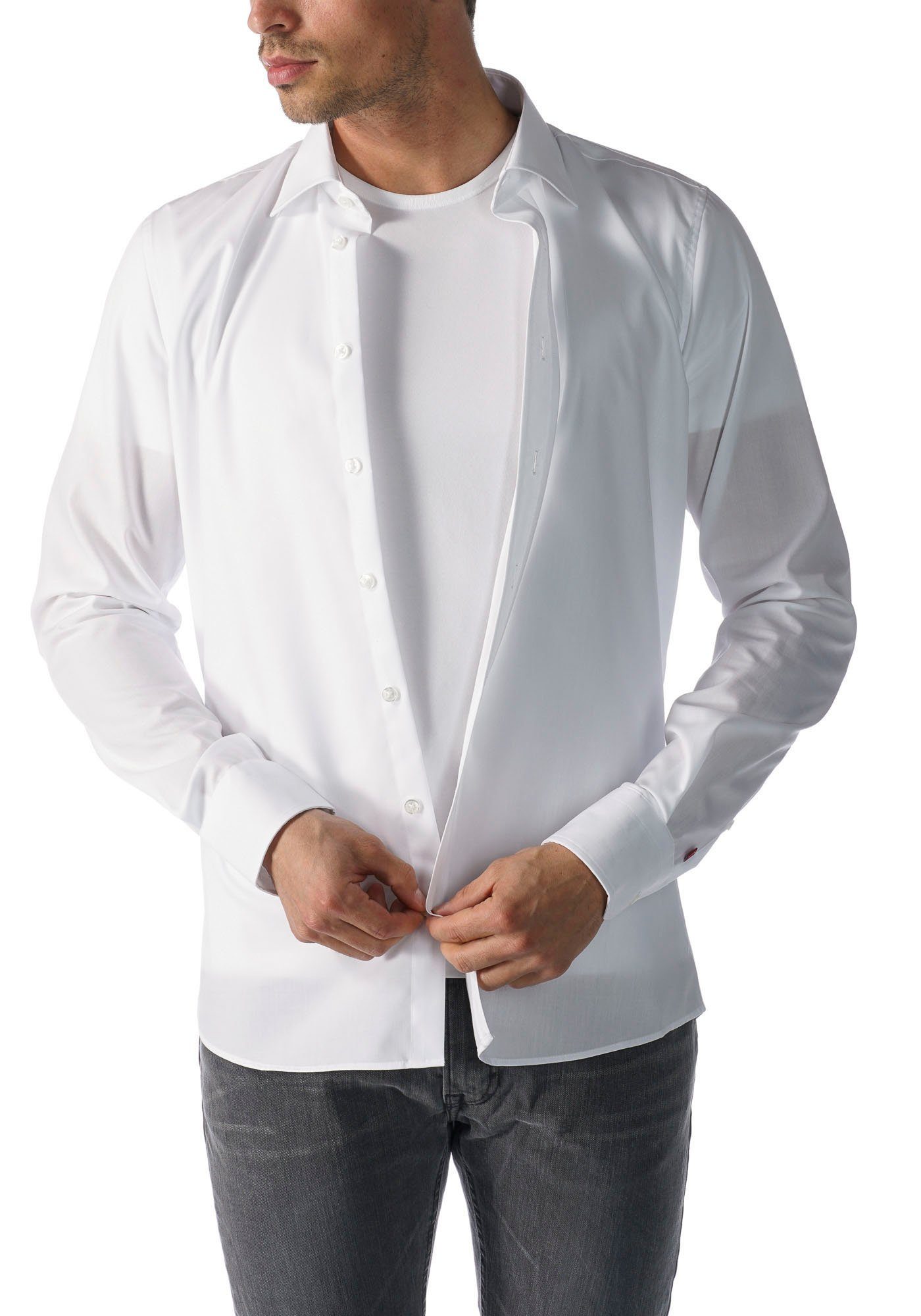 Mey Shirt voor eronder Dry Cotton Functional onder het businesshemd onzichtbaar, korte mouw