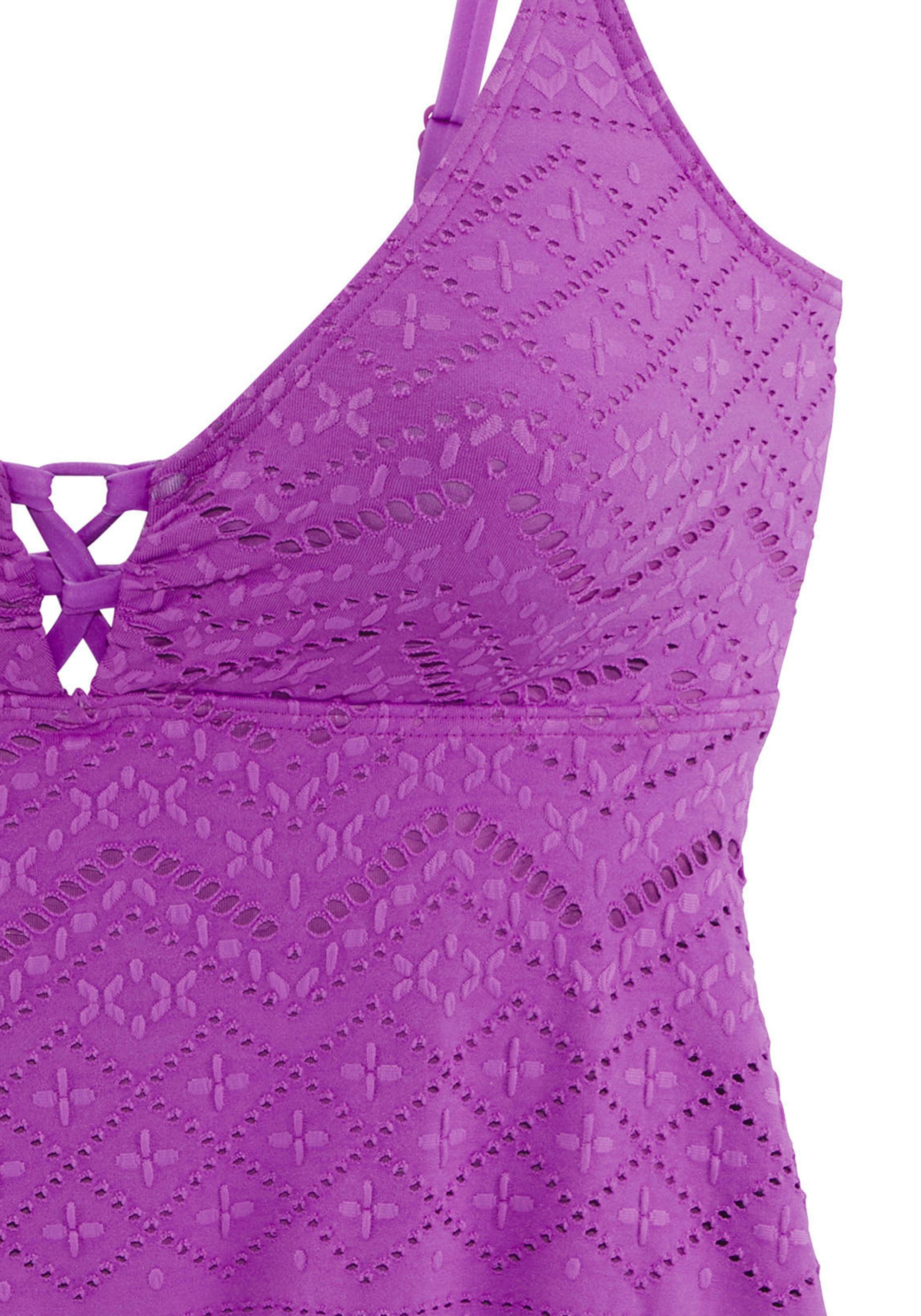 Lascana Tankinitop Omara met broderie anglaise