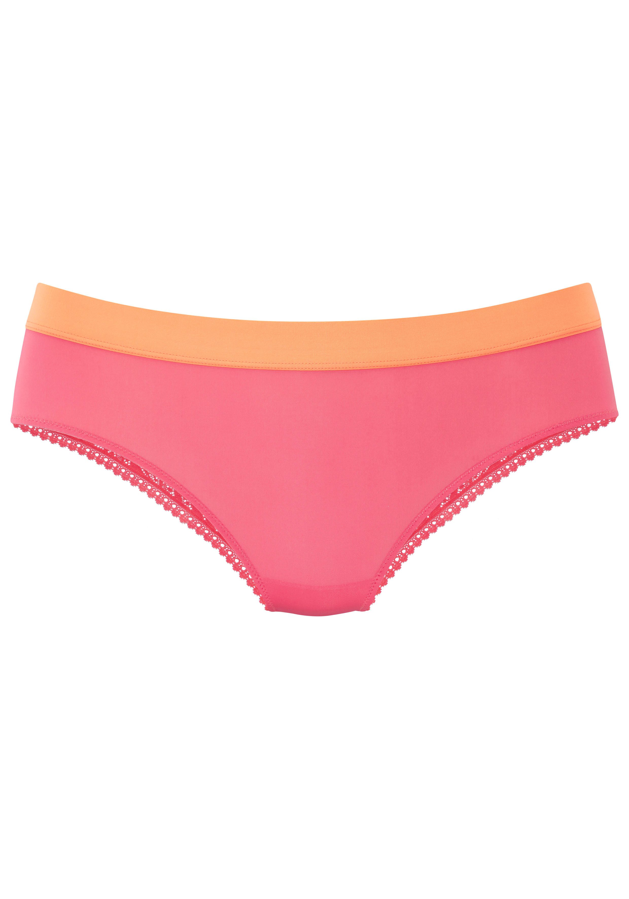 s.Oliver RED LABEL Beachwear Hipster Clemence achterkant met mooie, grafische kant