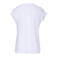 lascana blouse zonder sluiting met modieuze knopen wit