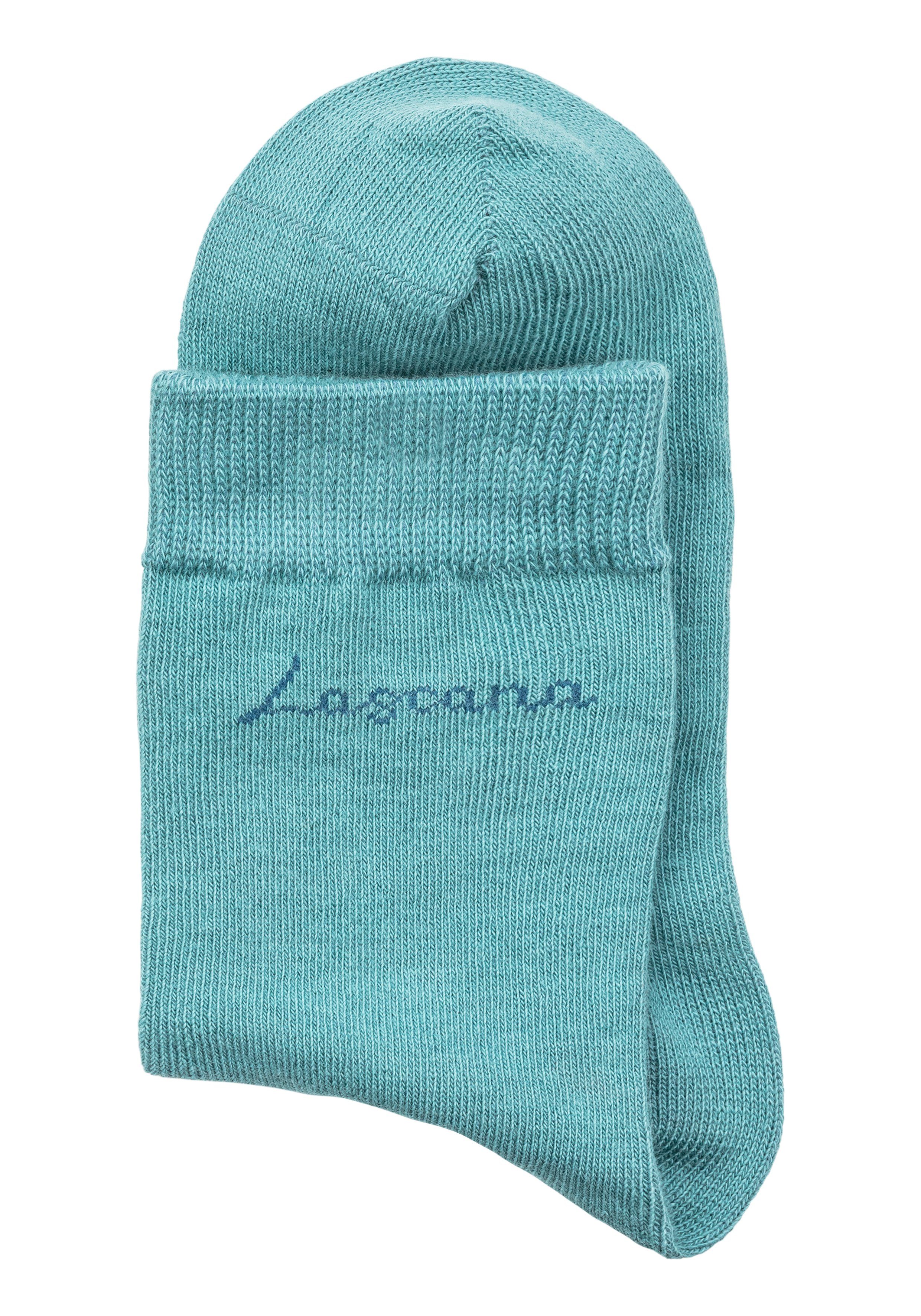 Lascana Basic sokken Believe in Yourself in aantrekkelijke cadeauverpakking (box, 4 paar)