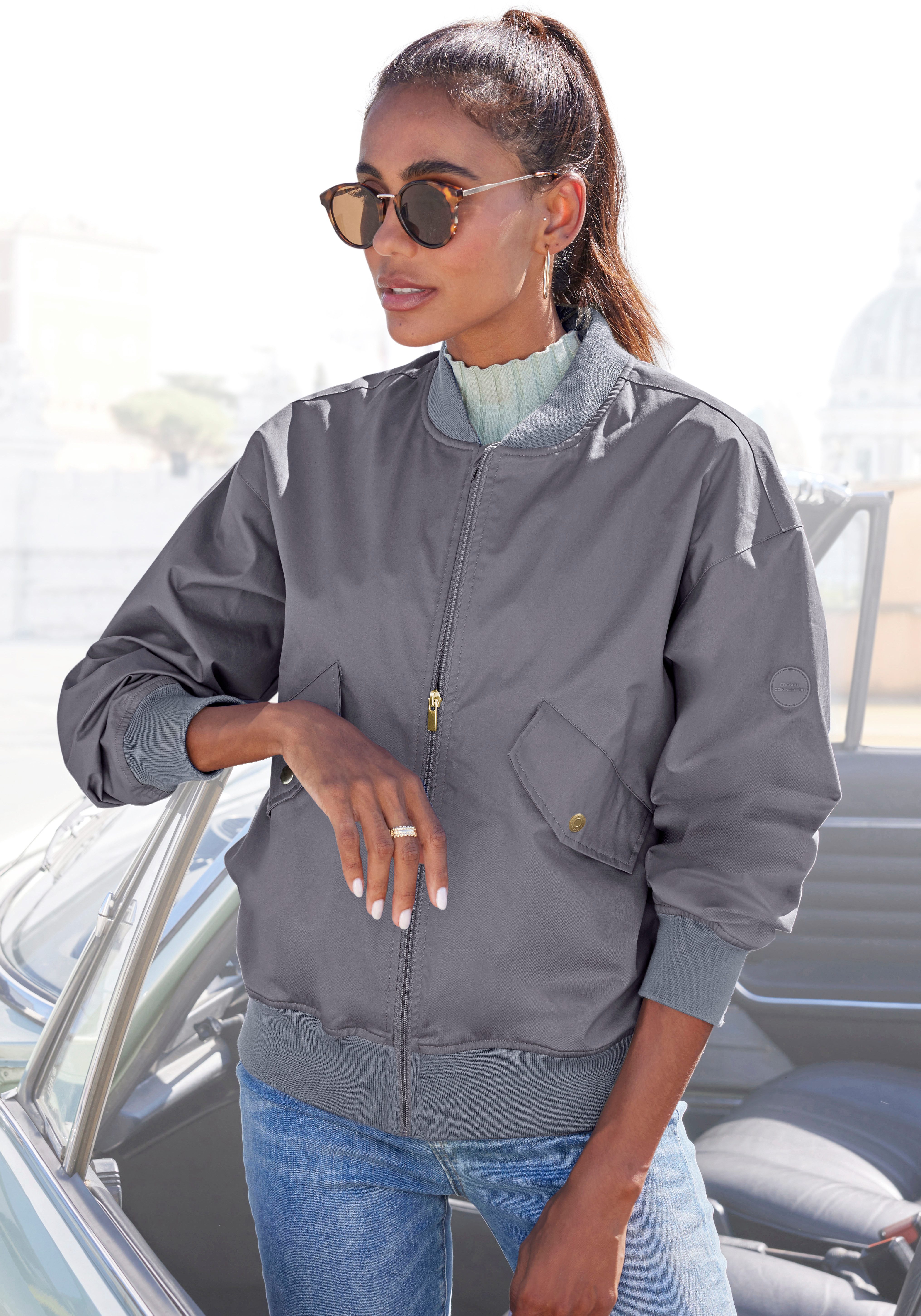 French Connection Blouson met collegkraag