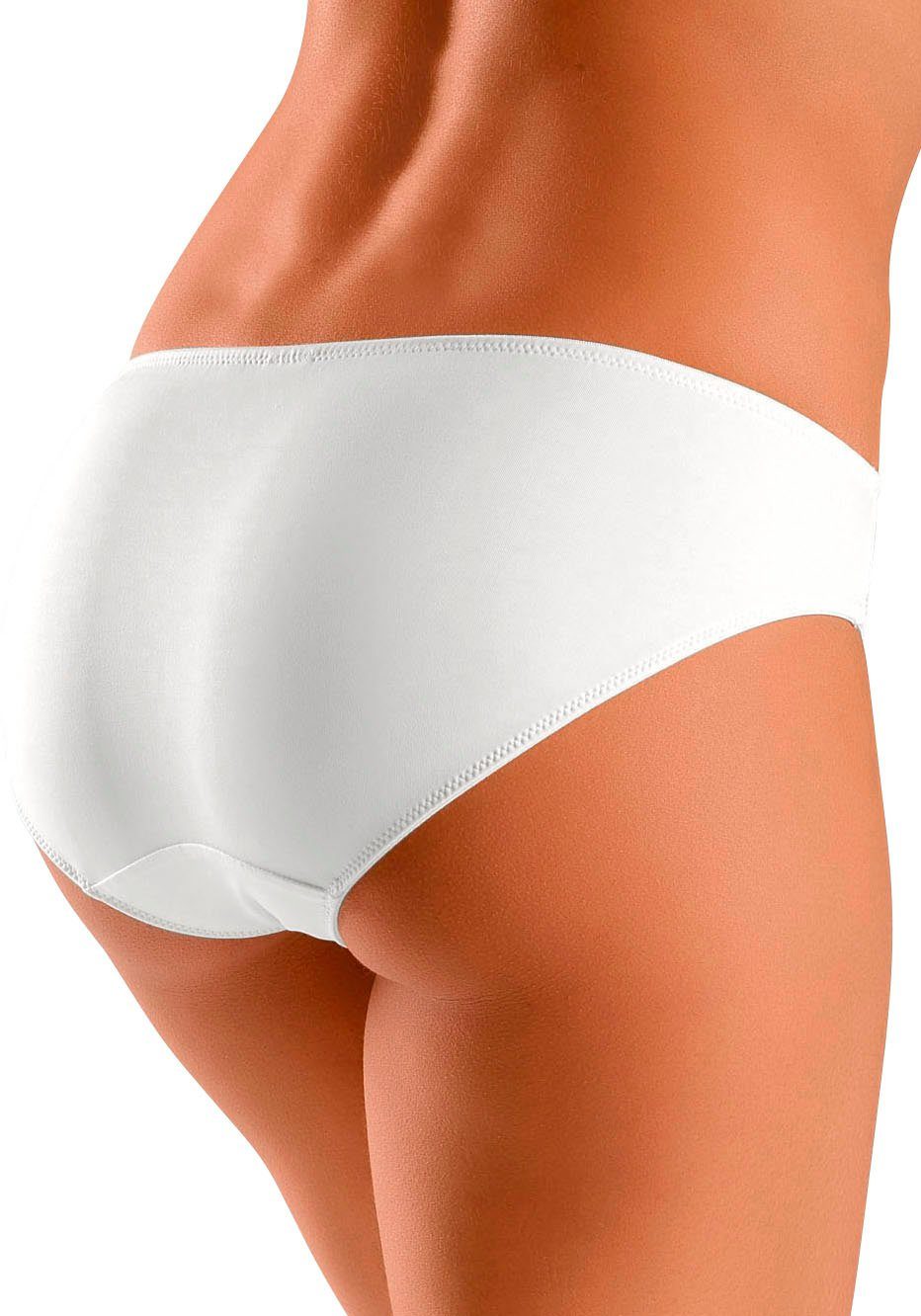 Petite fleur Slip met iets transparante jacquard-kant aan beide kanten opzij (3 stuks)