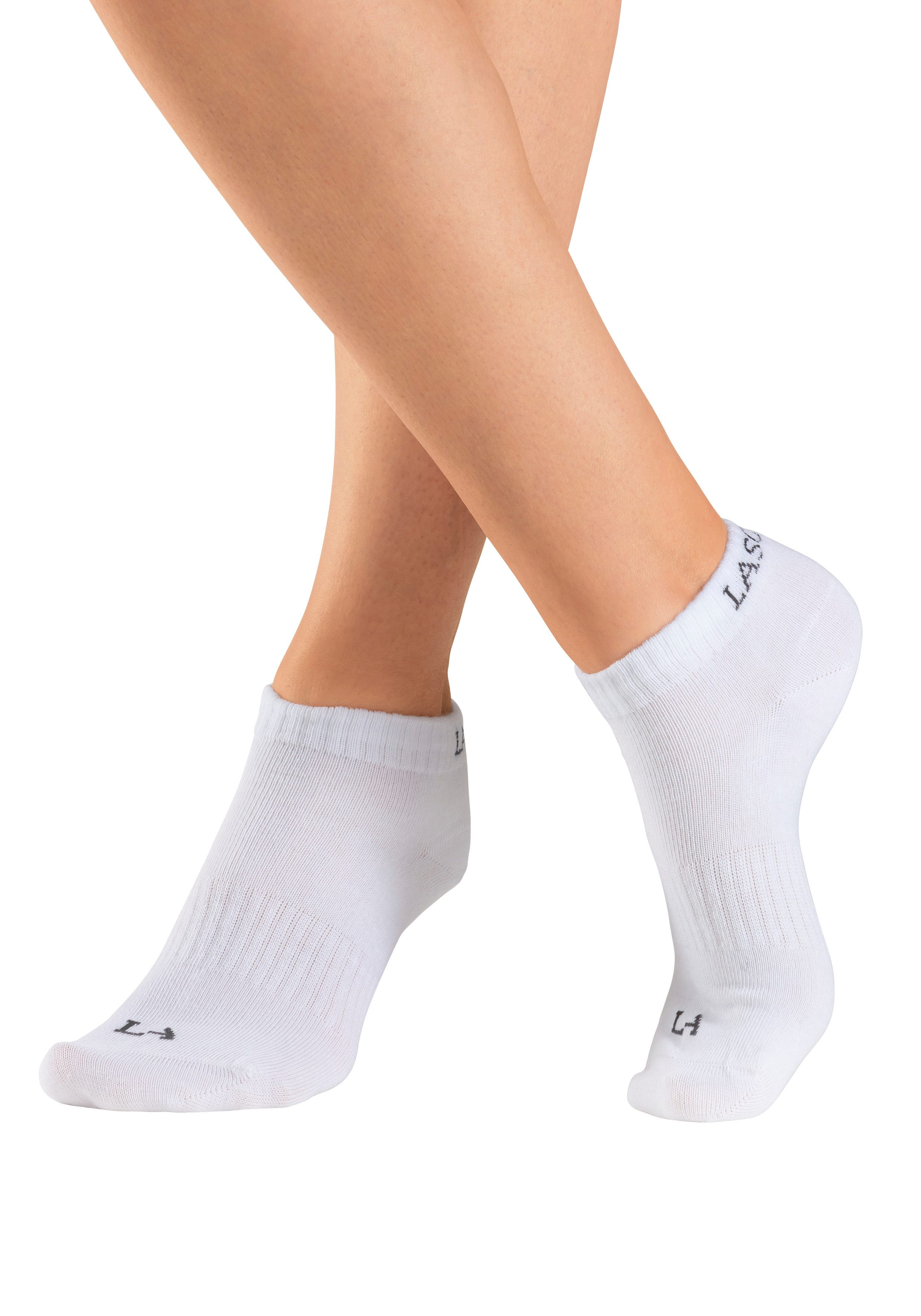 active by Lascana Sneakersokken met ingebreid merklogo (set, 6 paar)