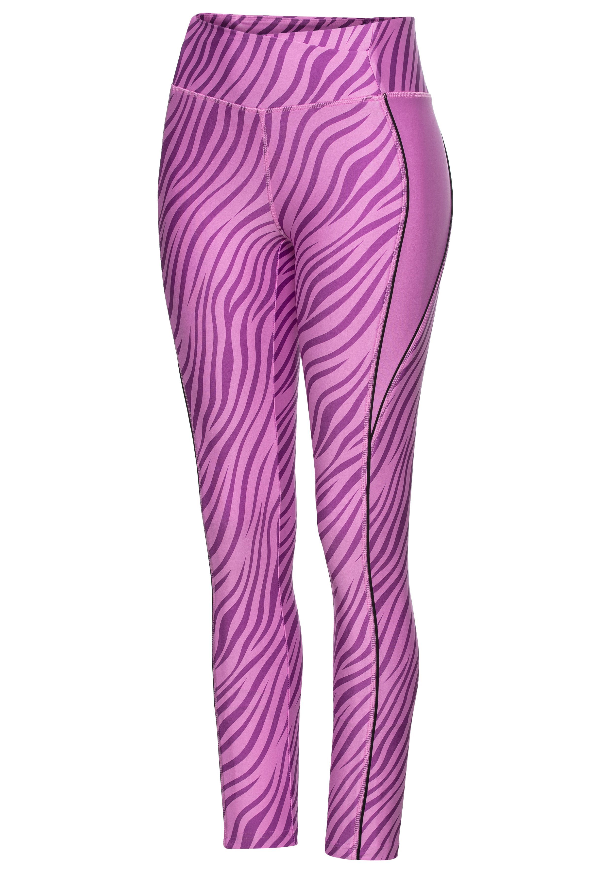 active by Lascana Legging -Sportleggings met zebramotief
