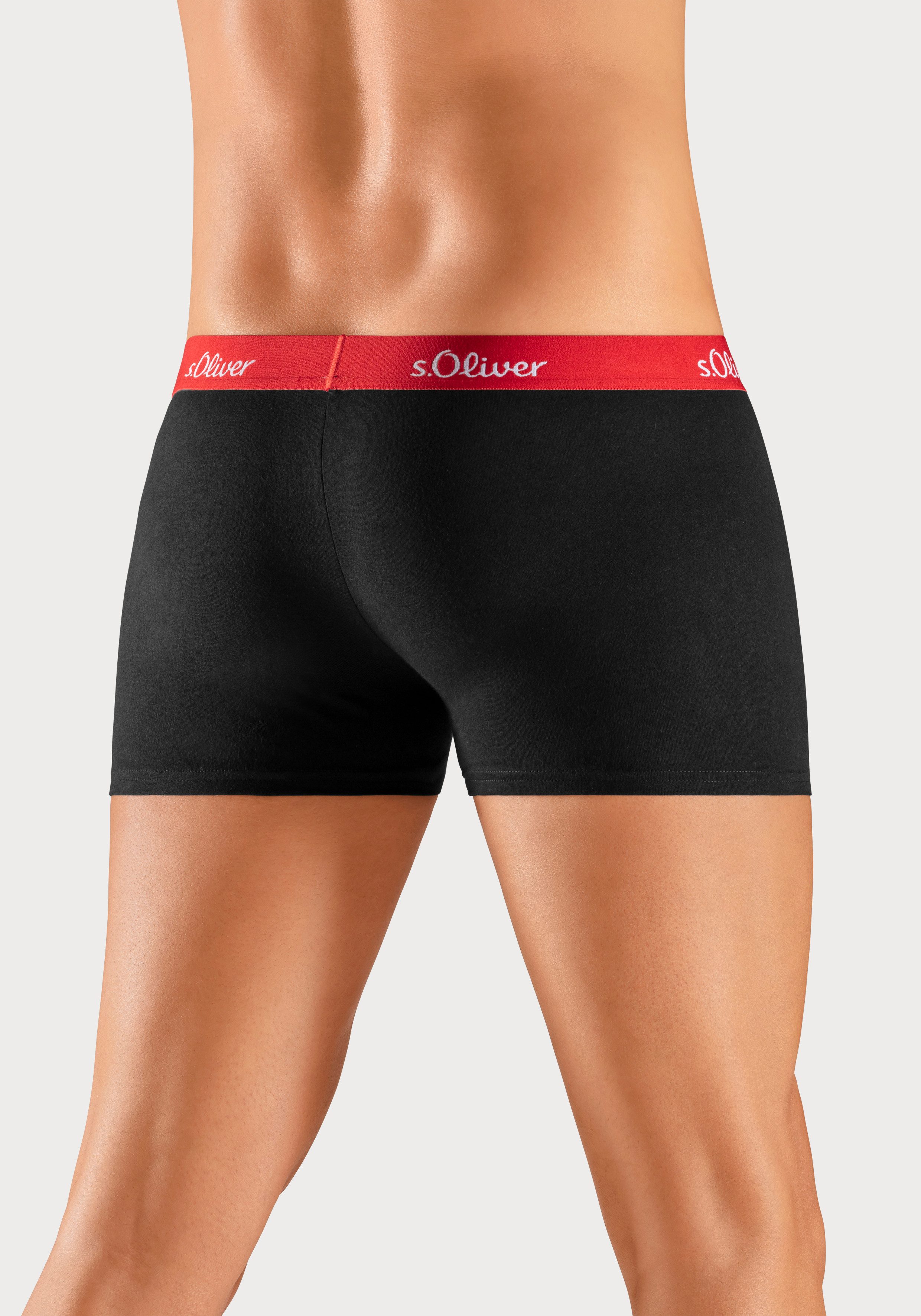 s.Oliver RED LABEL Beachwear Boxershort voor heren klassieke basis voor elke garderobe (3 stuks)