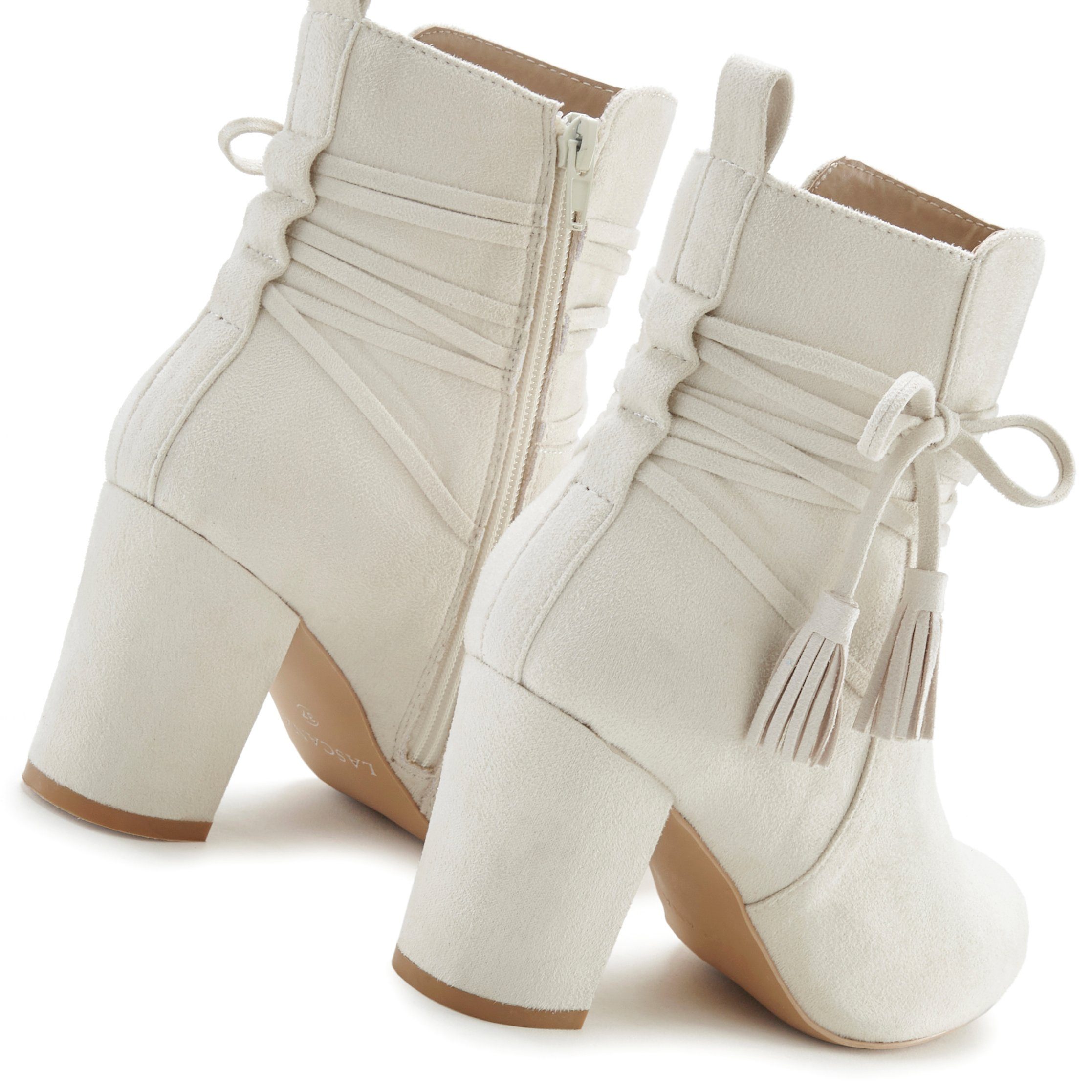 Lascana Laarsjes met blokhak, high-heel enkellaars, enkellaarsjes, laarzen