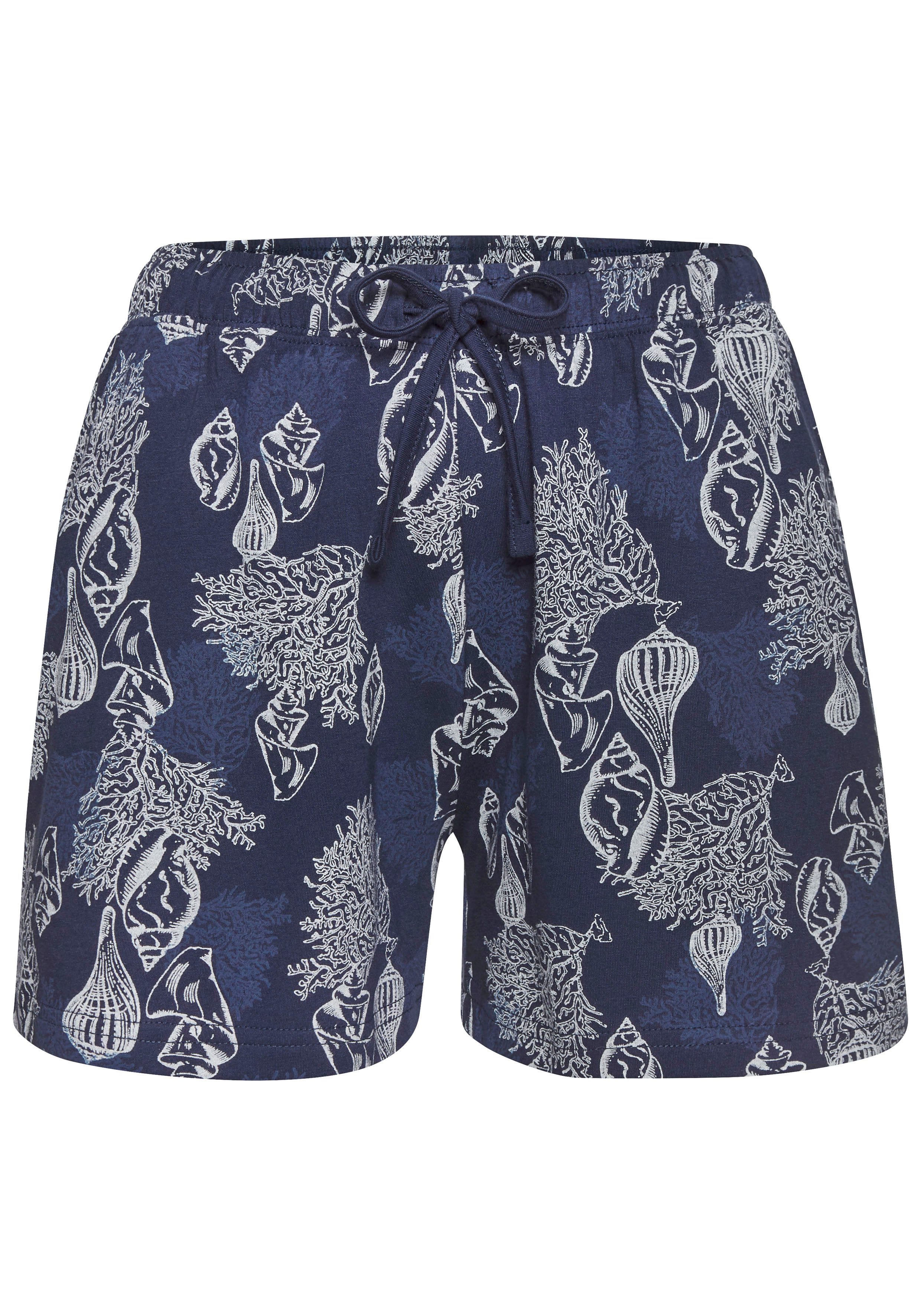 Vivance Dreams Shortama Mooie schelpenprint (set, 2-delig)