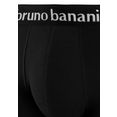 bruno banani boxershort 1x uni en 1x gedessineerd (2 stuks) zwart