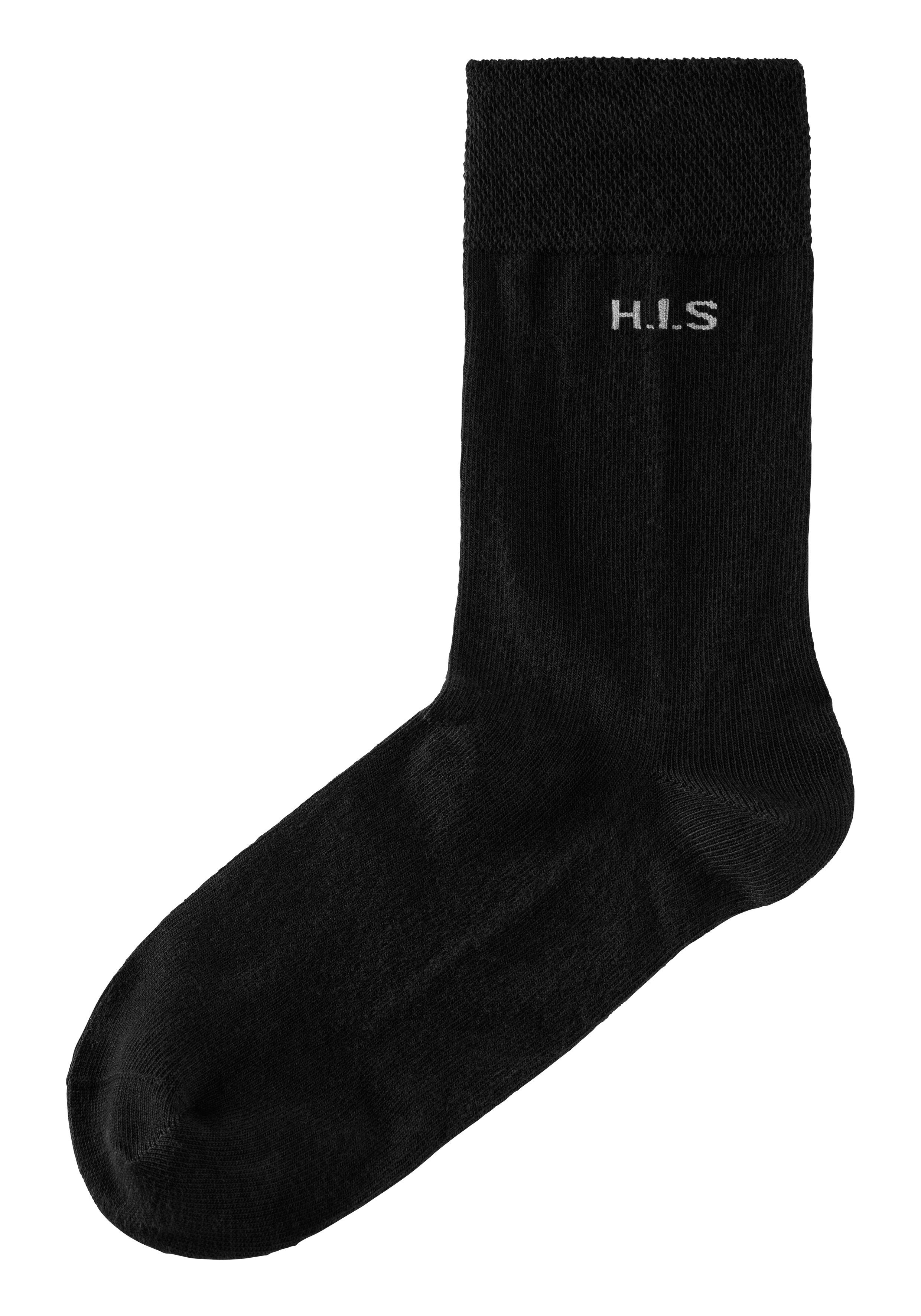 H.I.S Sokken met knelvrije boord (set, 4 paar)