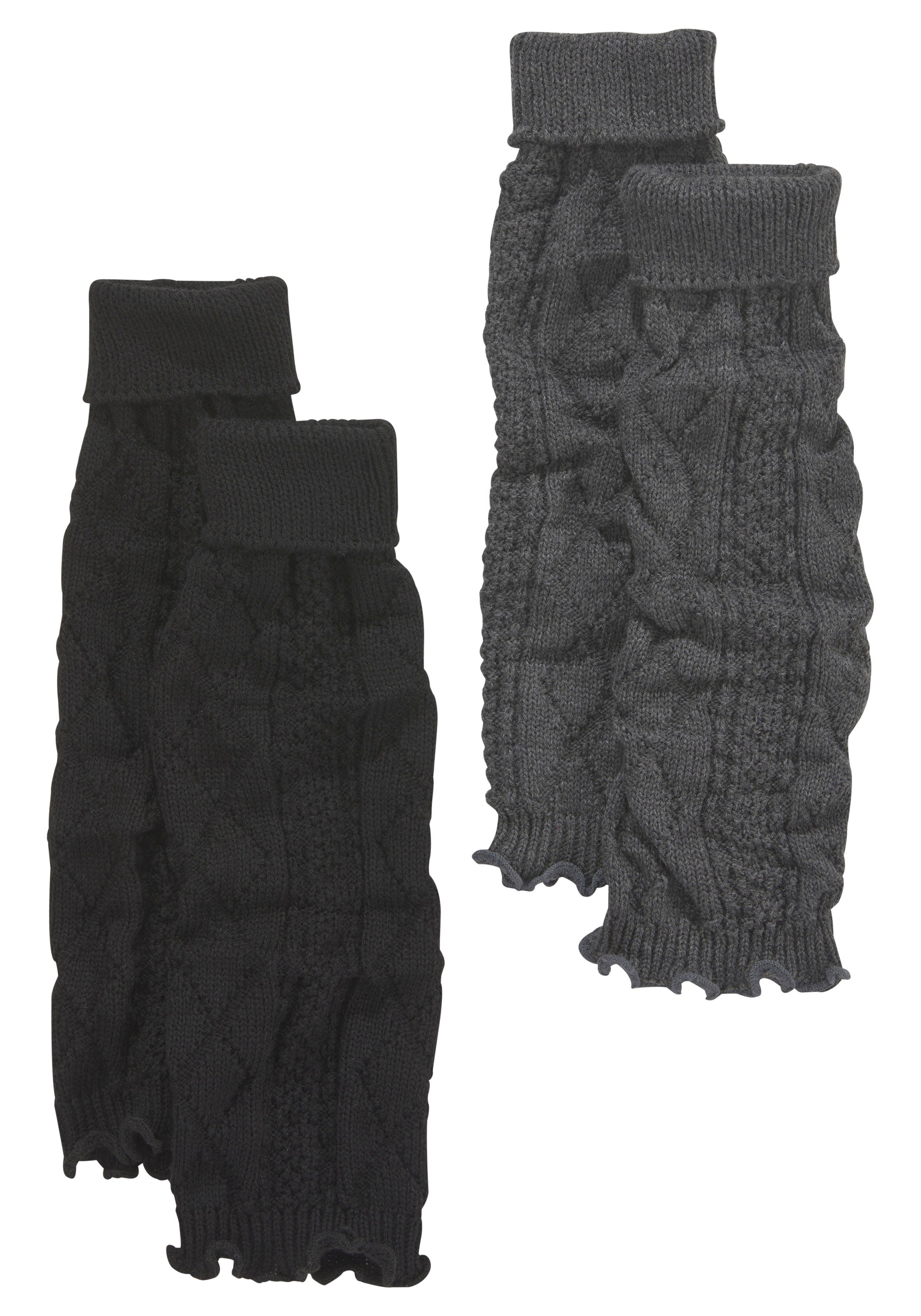 Lavana Slobsokken met kabelmotief (set, 2 paar)
