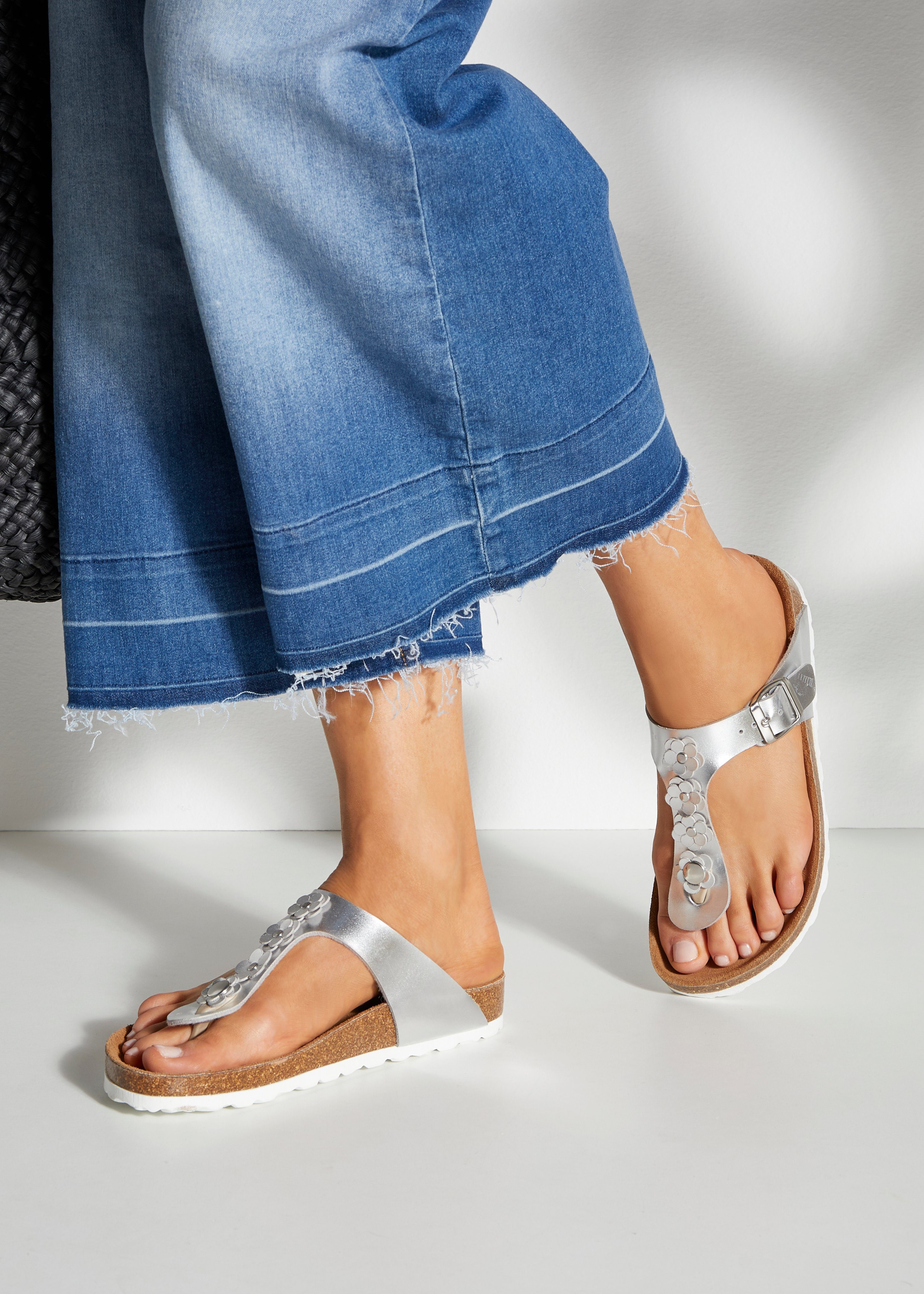 Lascana Teenslippers Sandaal, pantoffel, open schoen, zomerschoen,