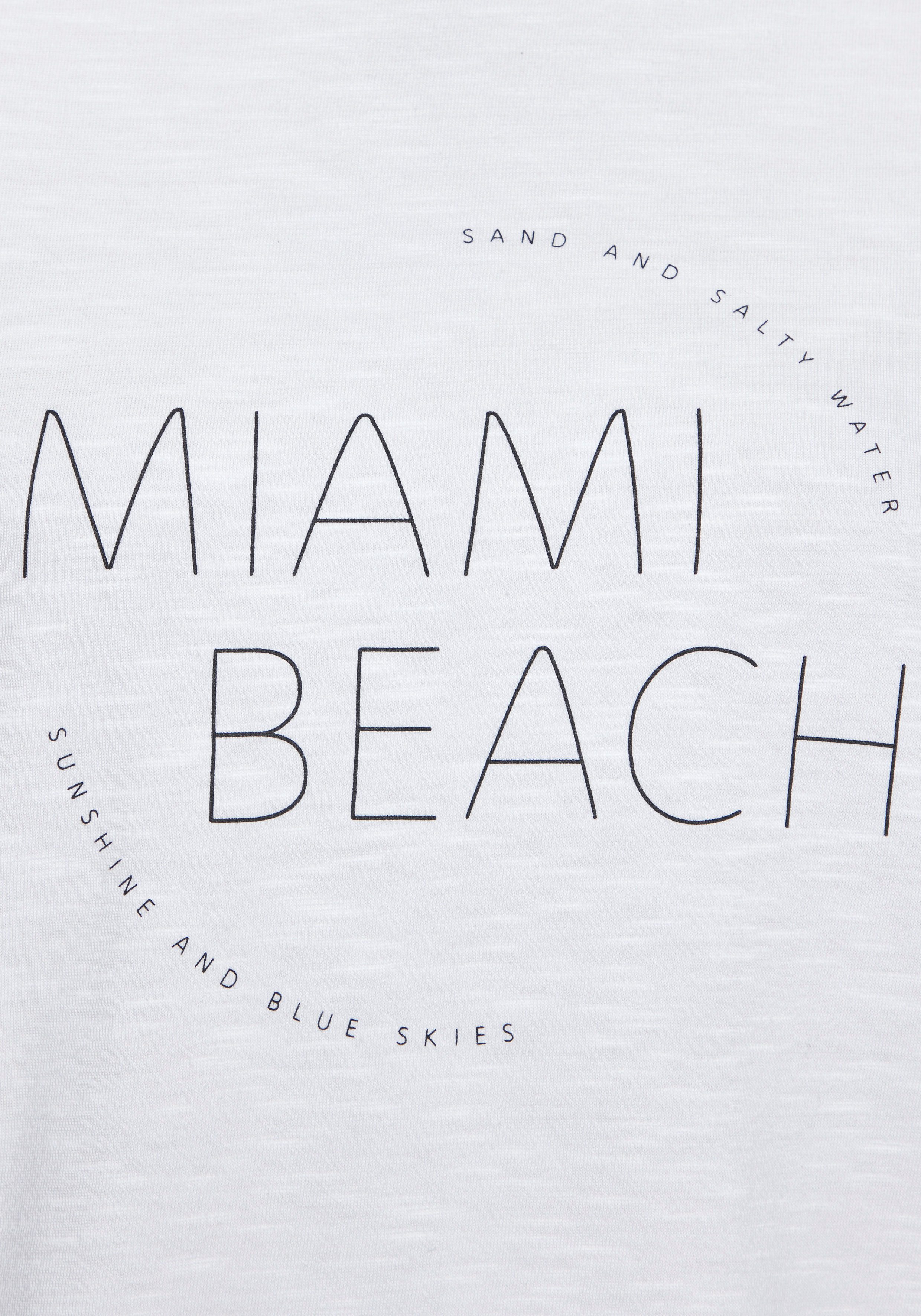 Vivance T-shirt Met modieuze frontprint in een zachte katoenkwaliteit