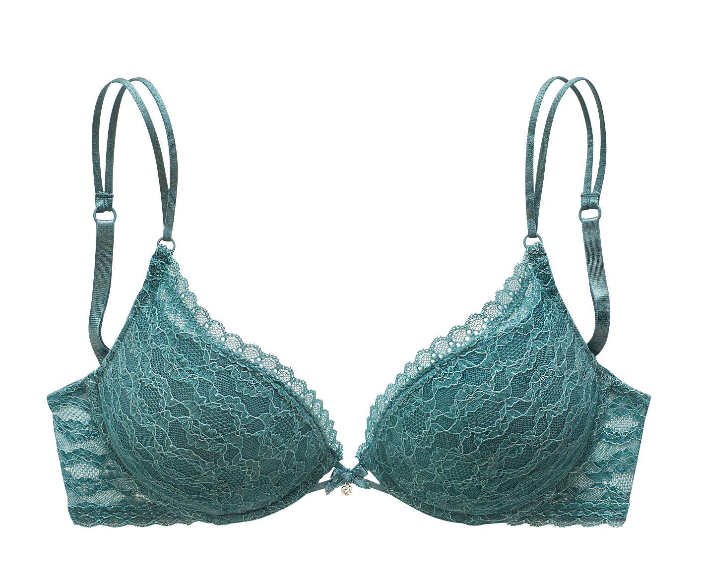 s.Oliver RED LABEL Beachwear Push-up-bh Clarissse met fijne kant en bandjes in bandjes-look