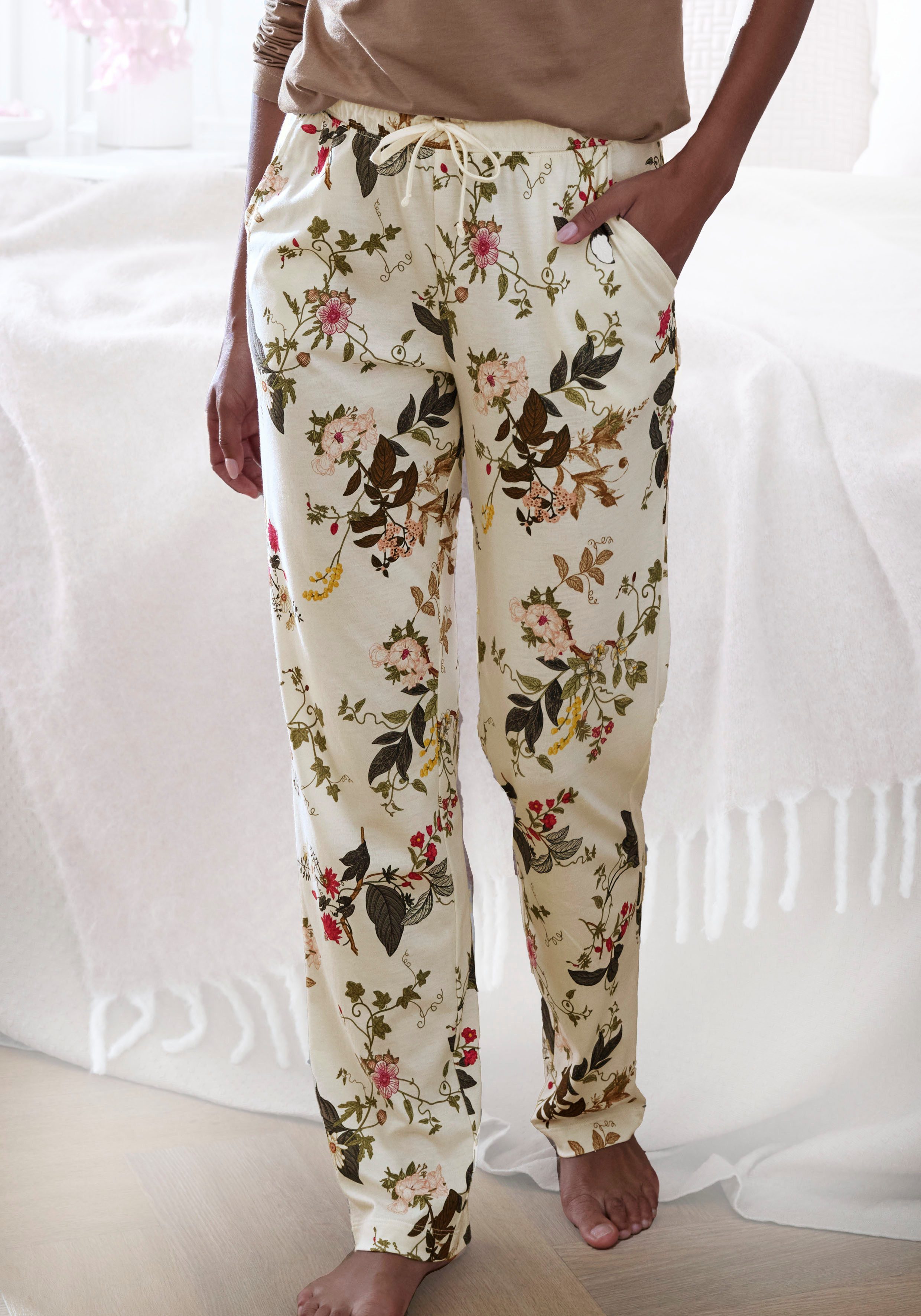 Lascana Pyjamabroek met druk