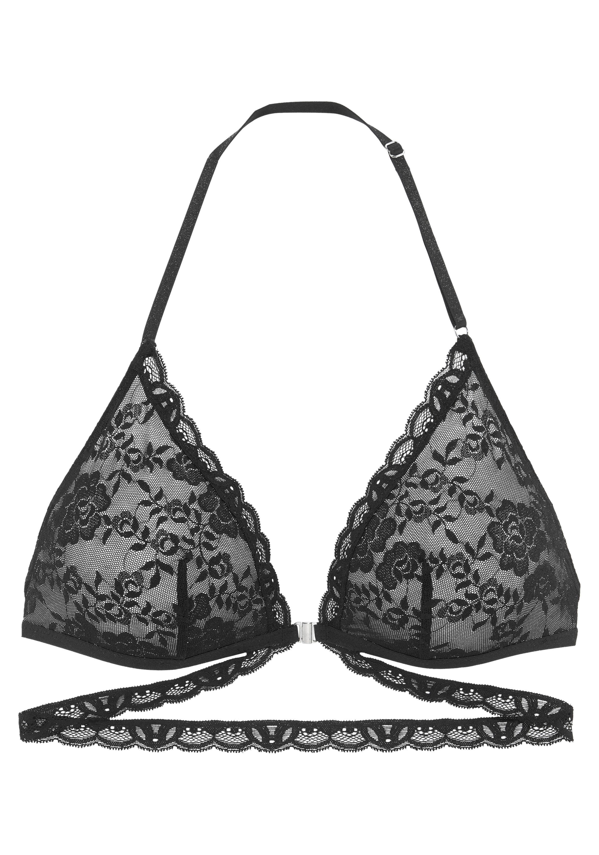 petite fleur gold Bralette-bh zonders beugel van kant met bandjes, sexy lingerie, sexy ondergoed